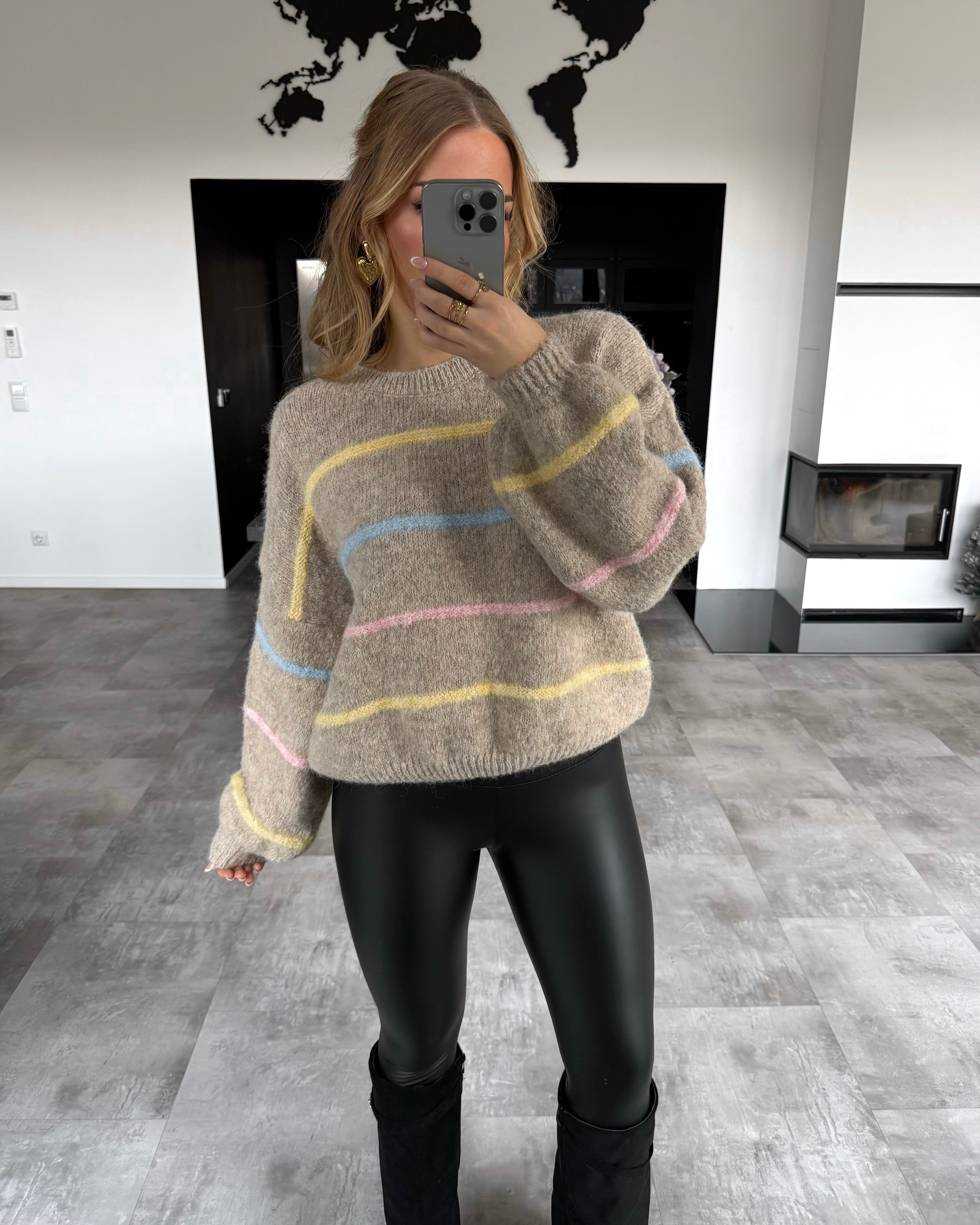 Streifen Pullover “Melody” Multicolour