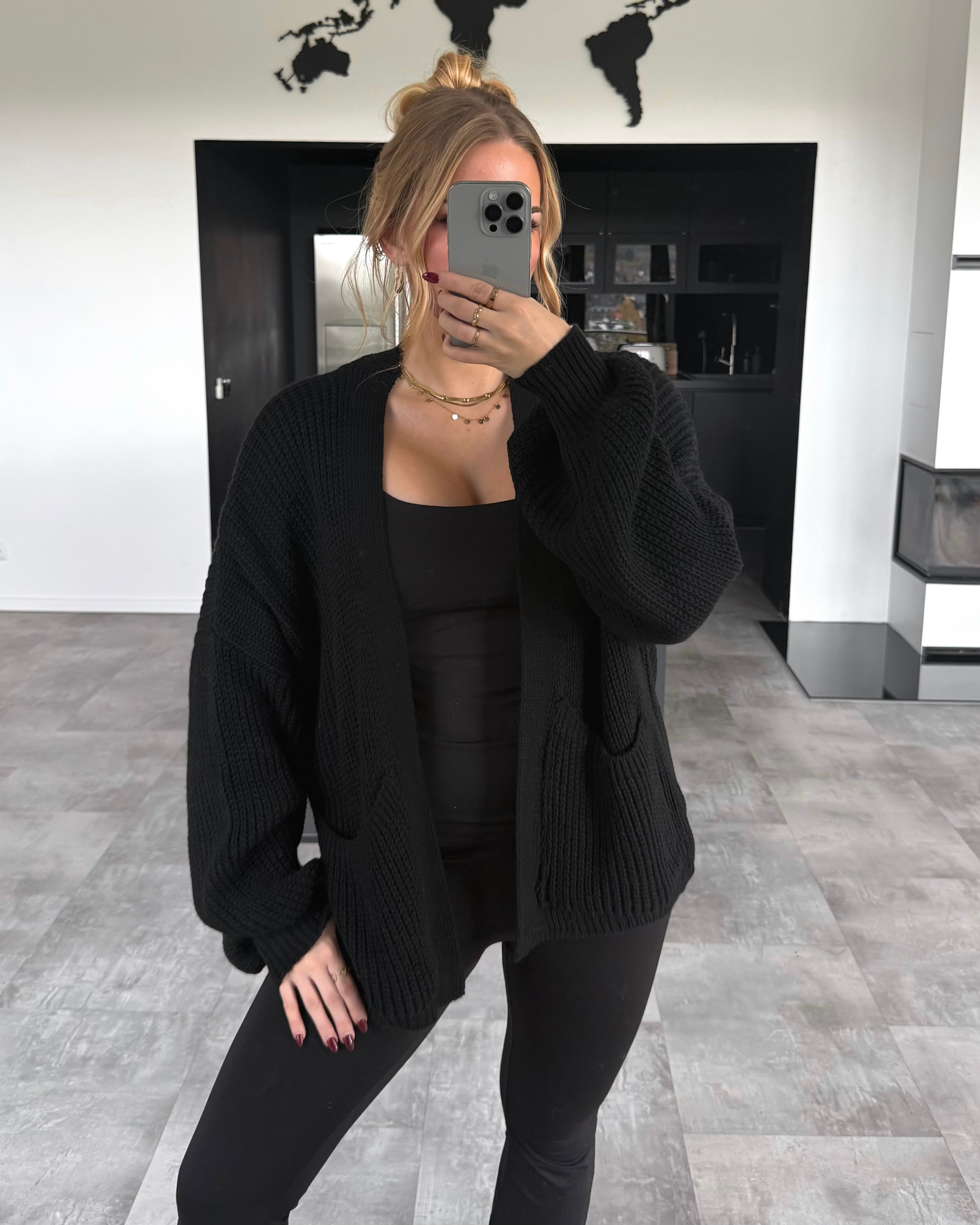 Cardigan "Leslie" Schwarz