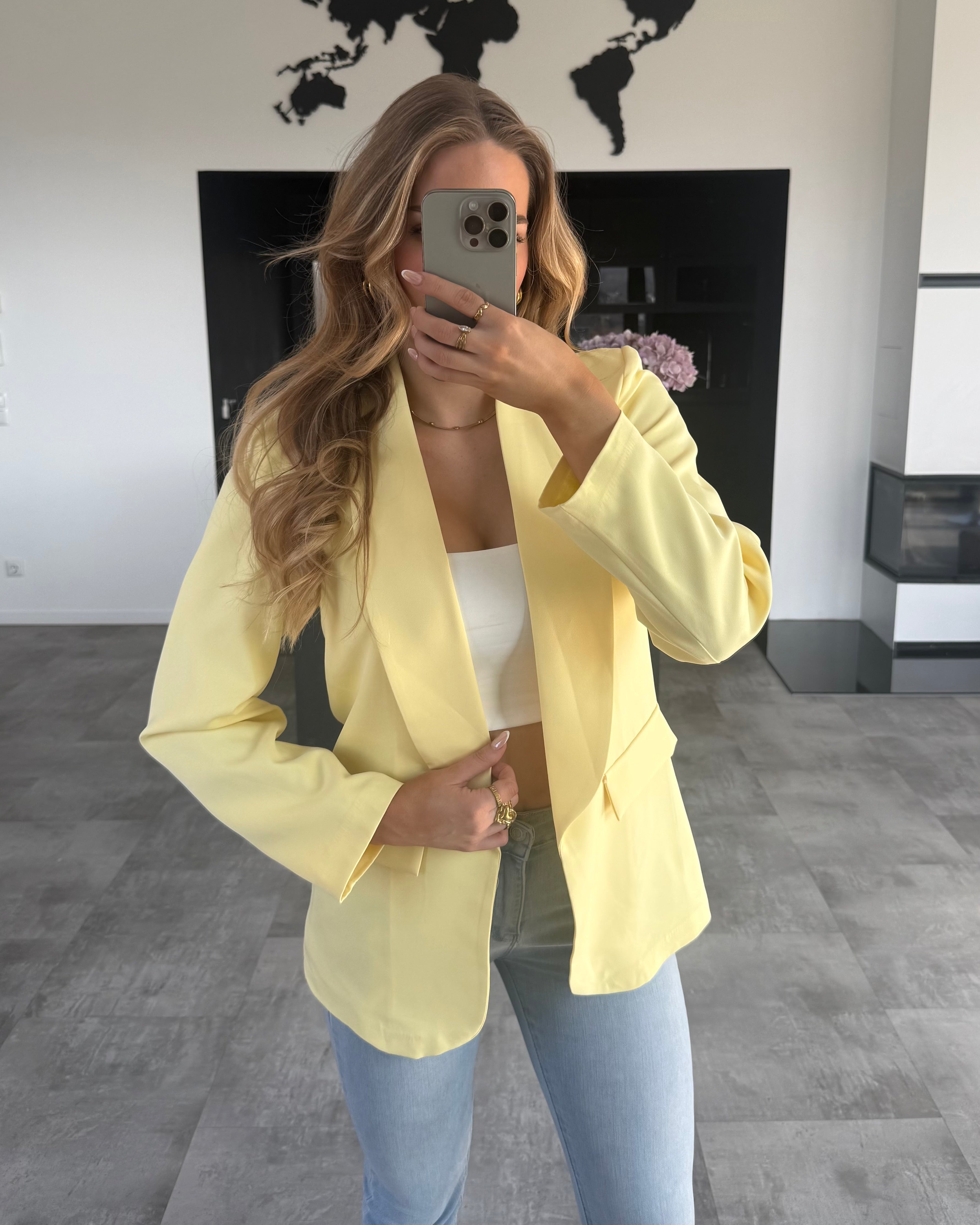 Blazer “Estella” Hellgelb