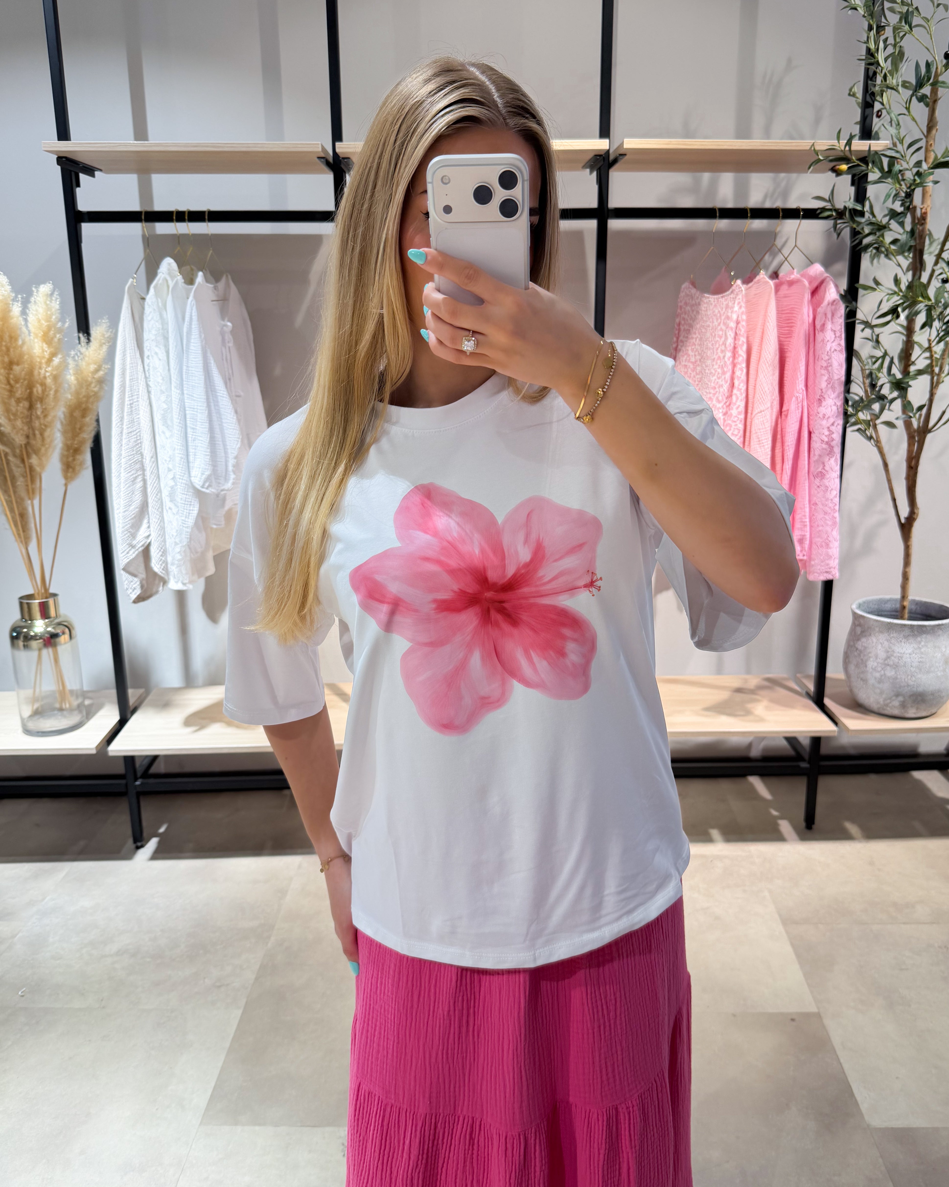 T-Shirt "Aloha" Weiß