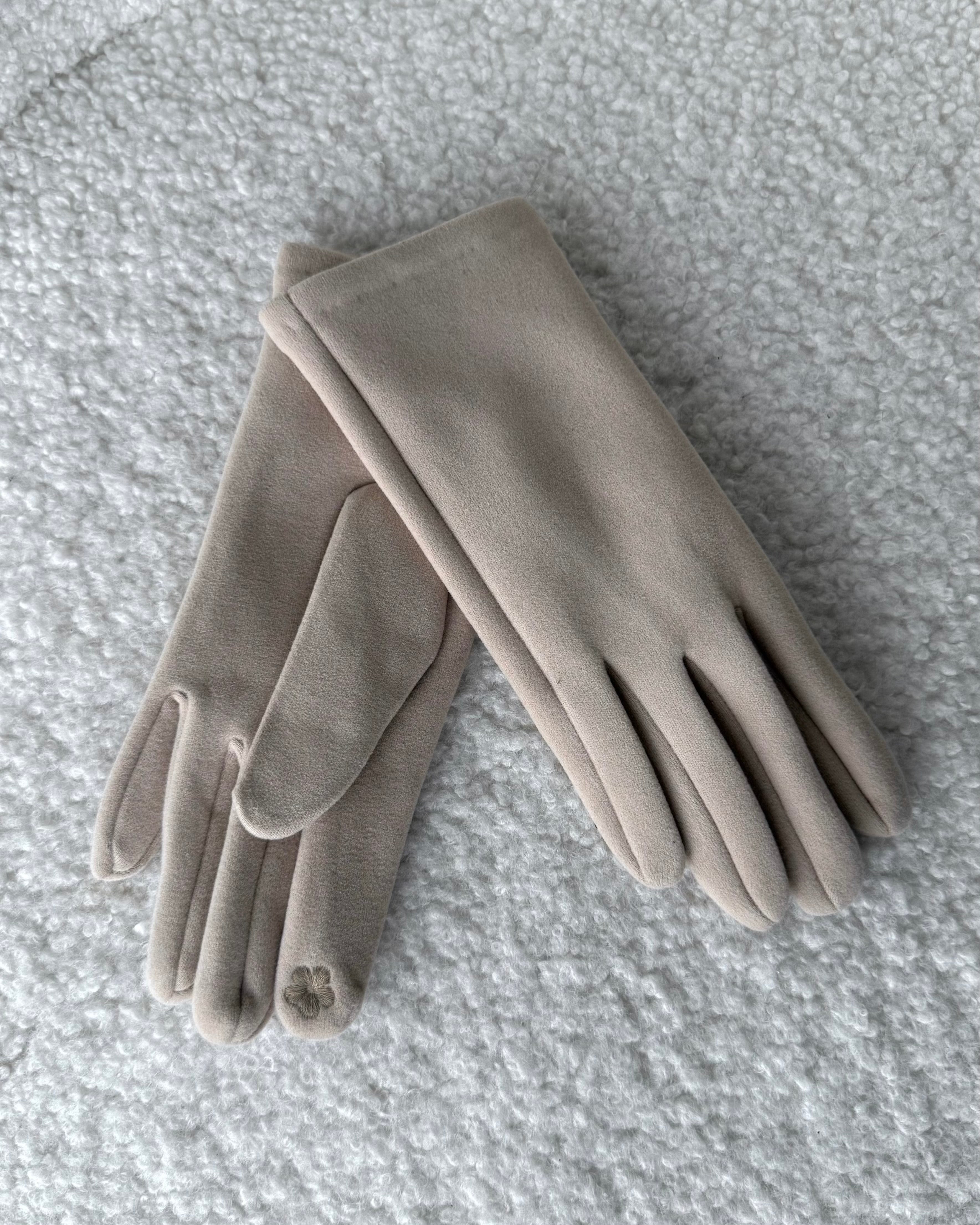 Handschuhe "Isa" Beige