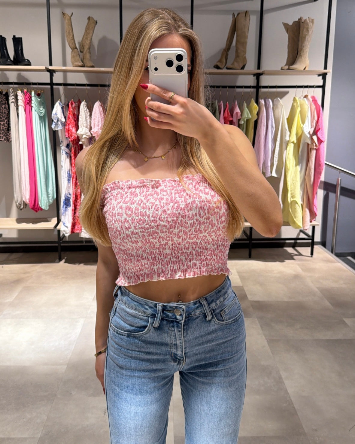 Bandeau Top "Bambi" Leo Rosa