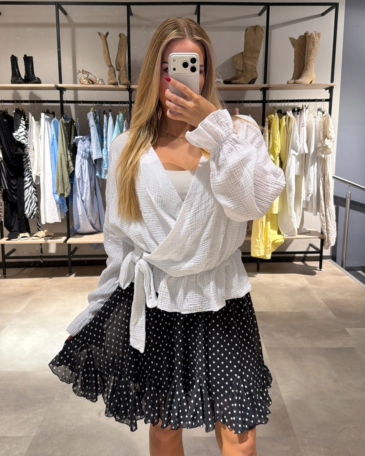 Rock "Belle“ Dots Schwarz