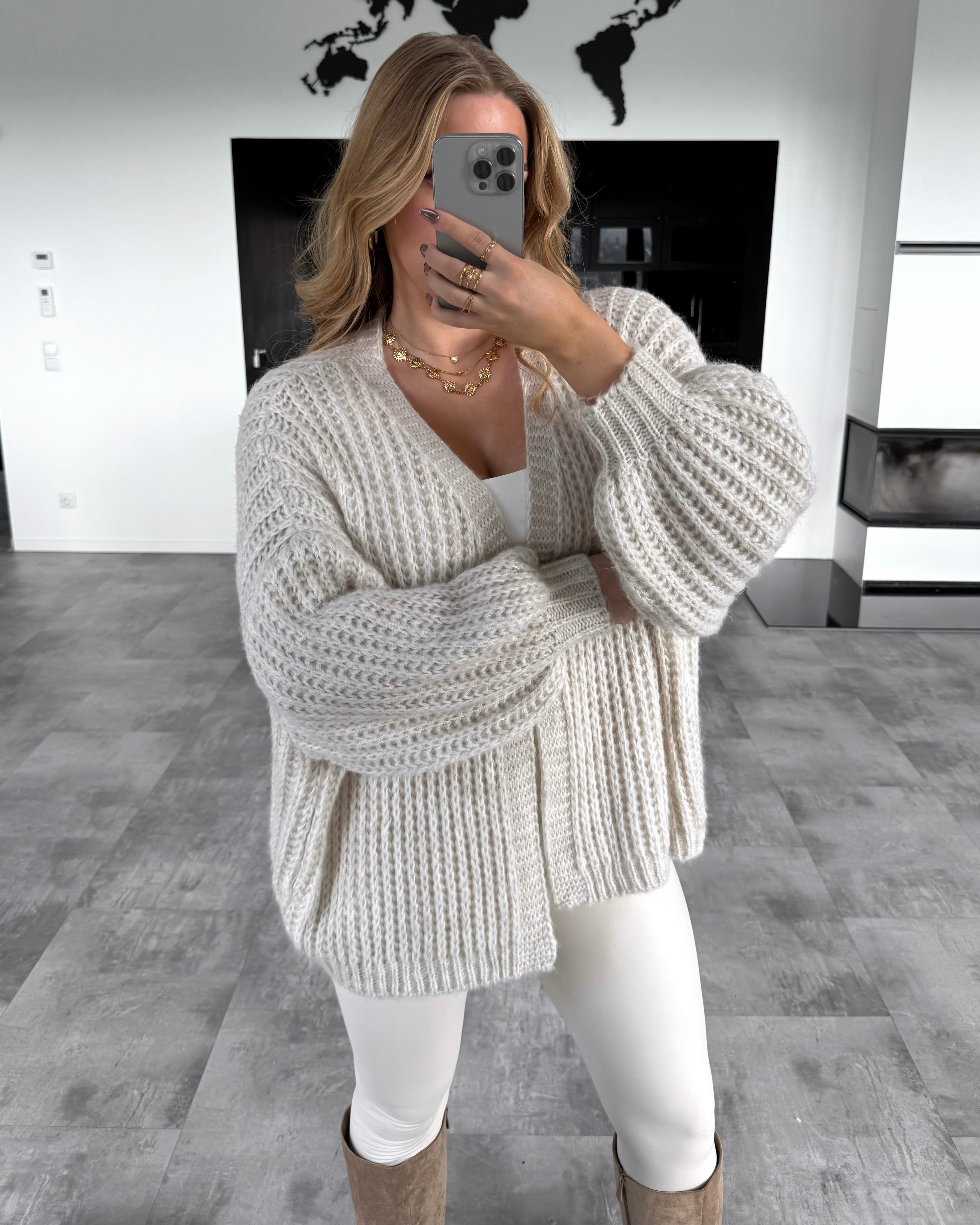 Cardigan "Cosima" Beige