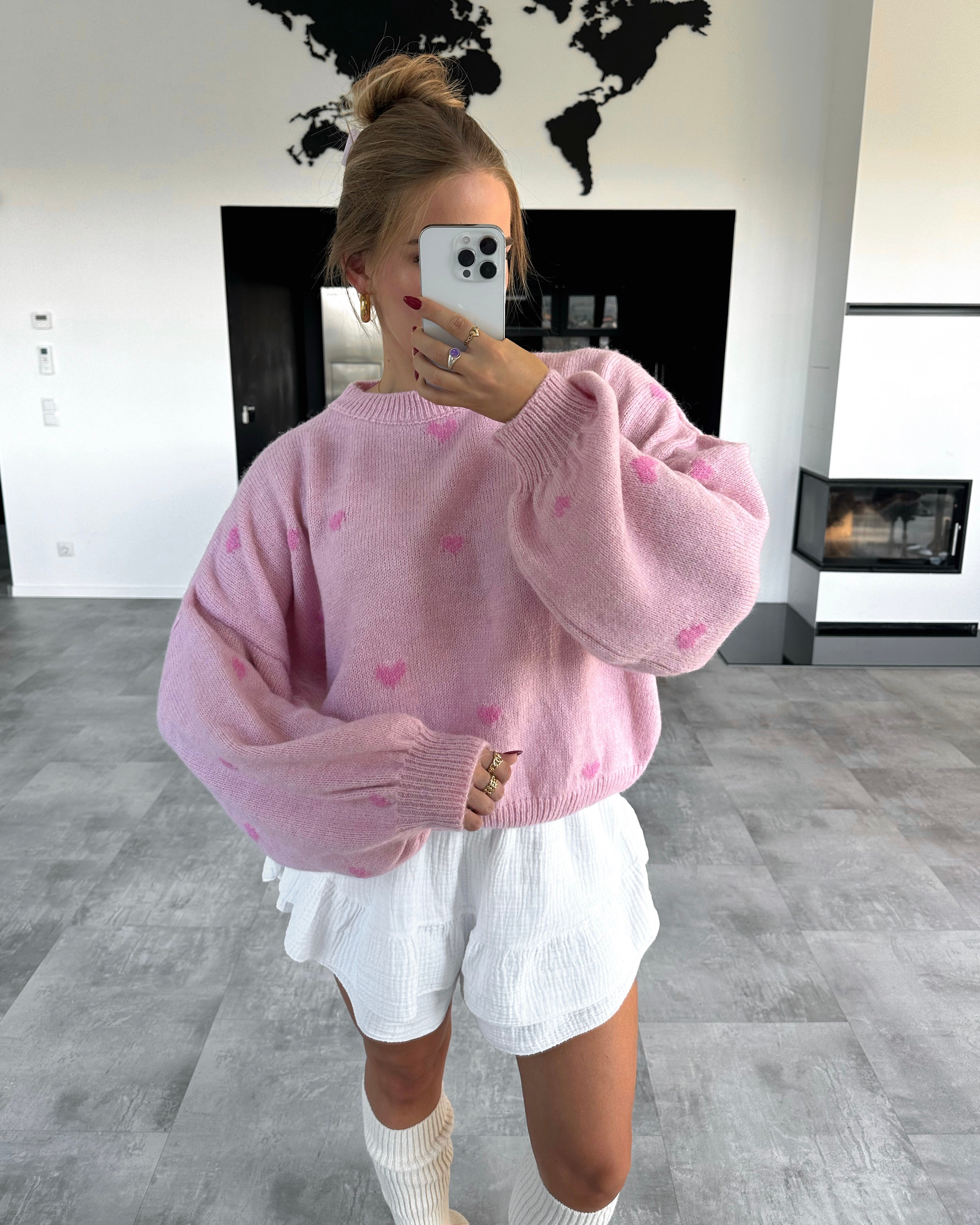 Pullover "Little Love" Rosa-Pink