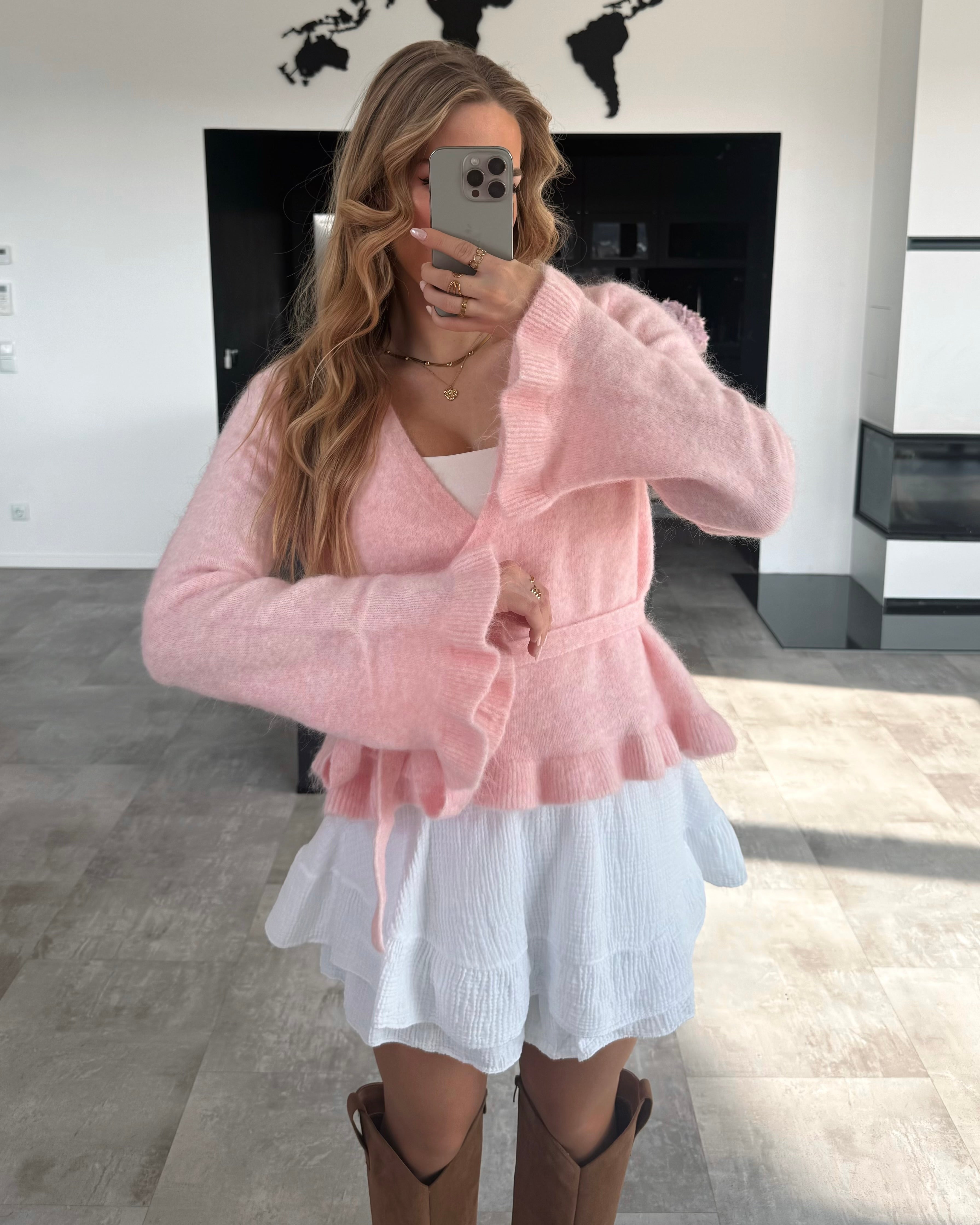 Wickel-Cardigan "Juliet" Babyrosa