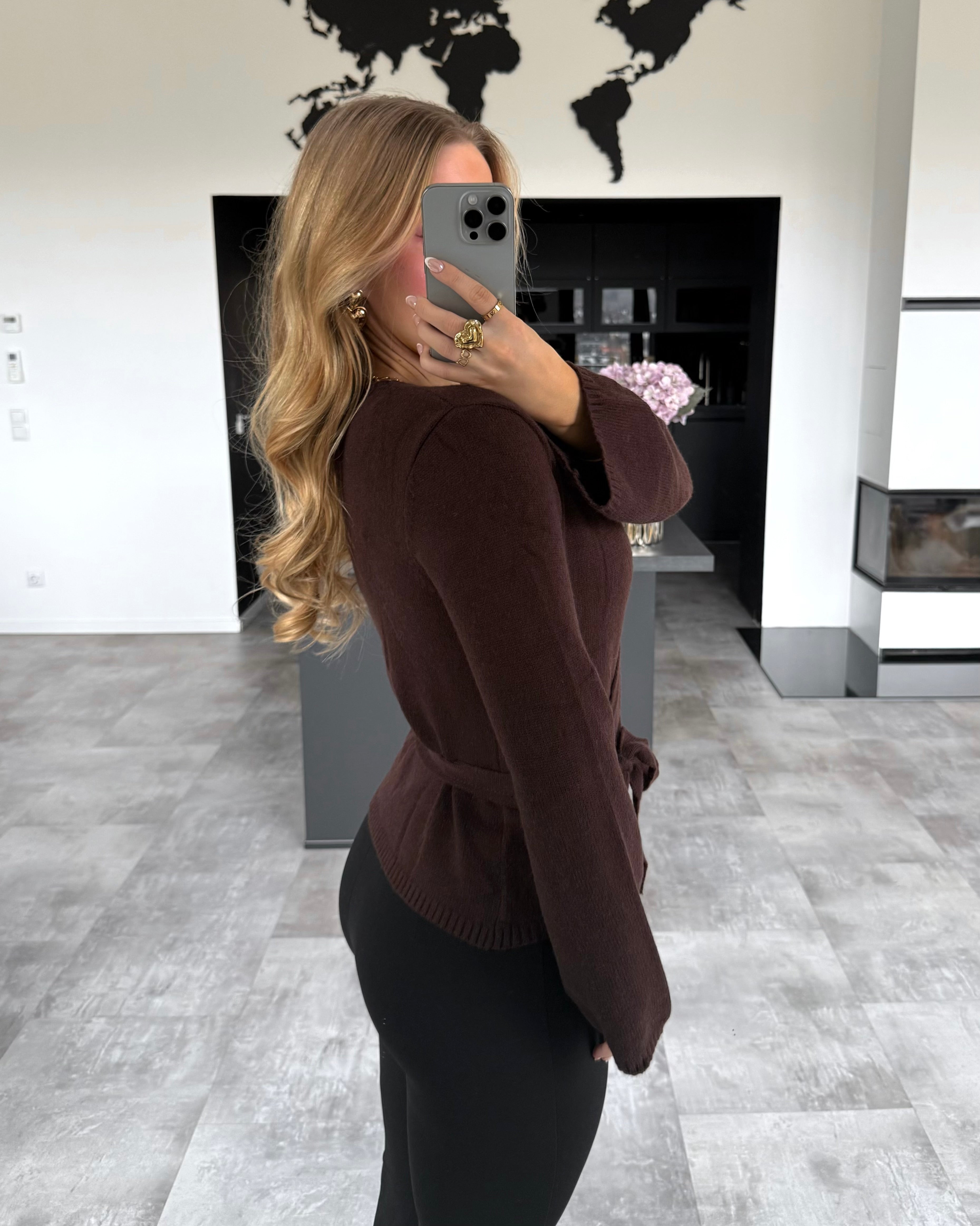 Wickel-Cardigan "Jovie" Chocolate