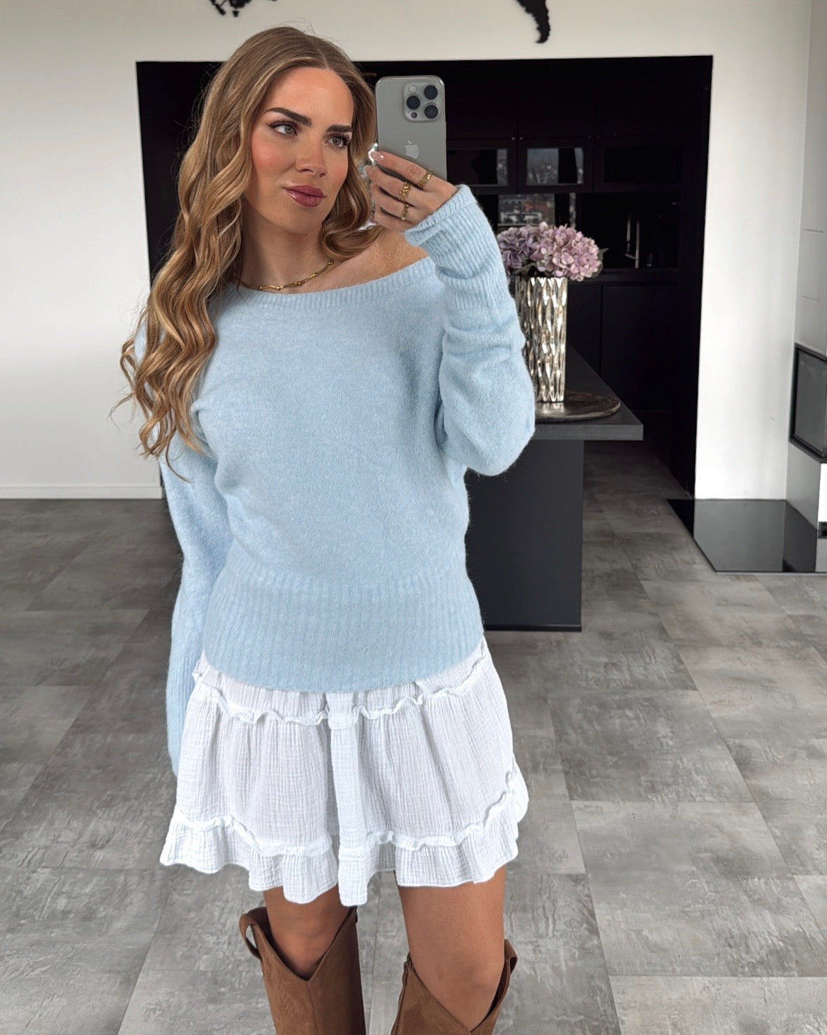 Pullover "Kathleen" Babyblau