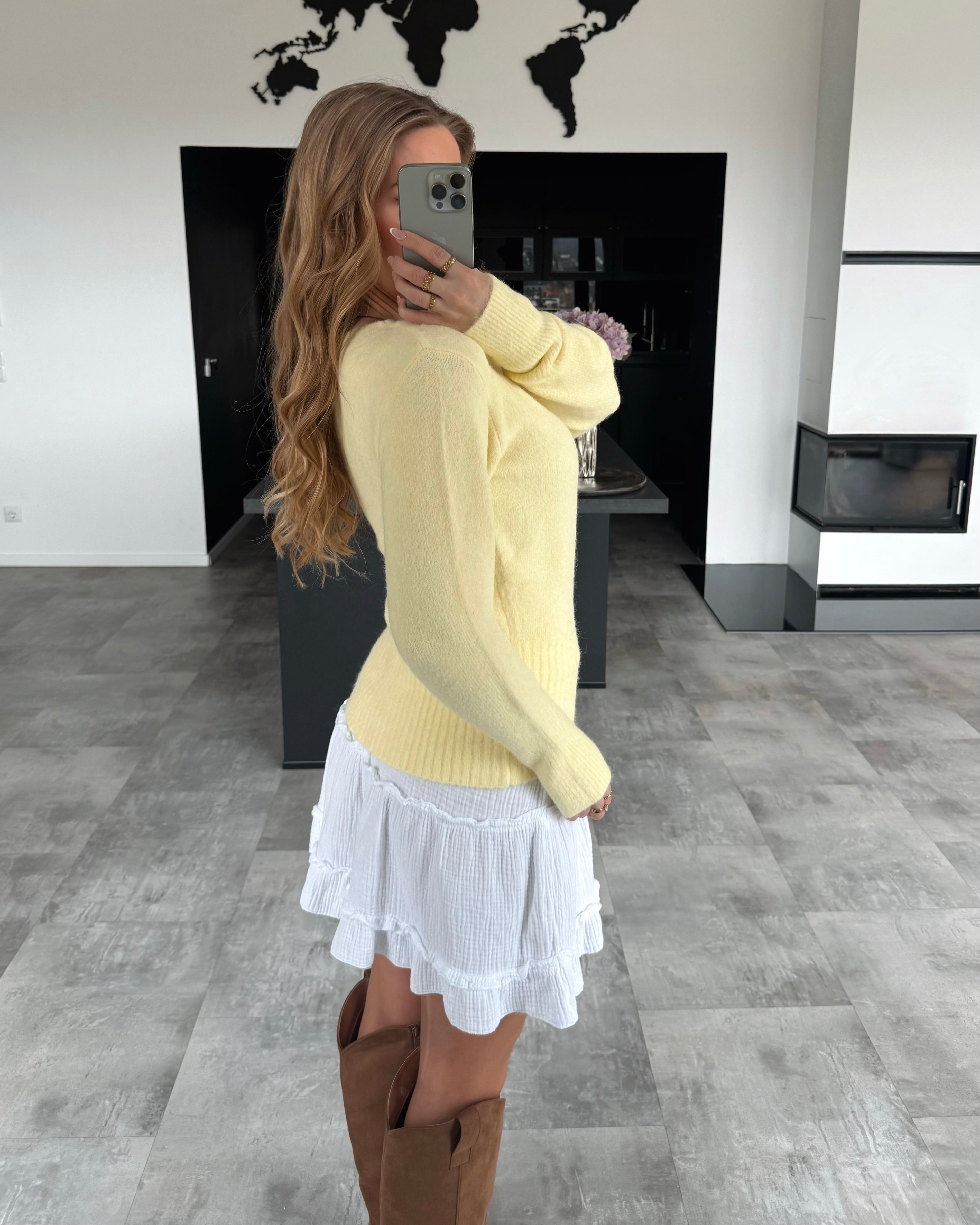Pullover "Kathleen" Hellgelb