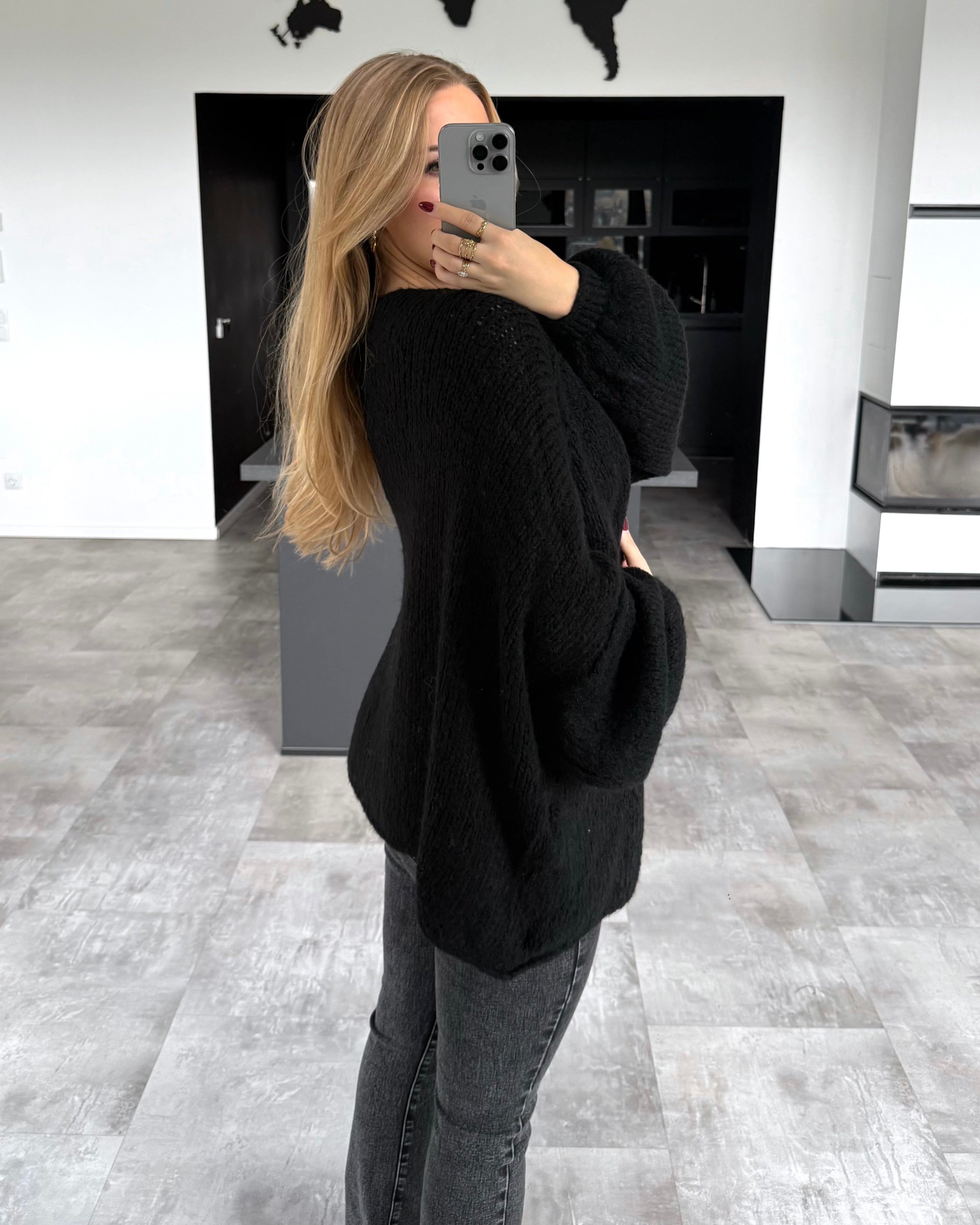 Cardigan “Livy" Schwarz