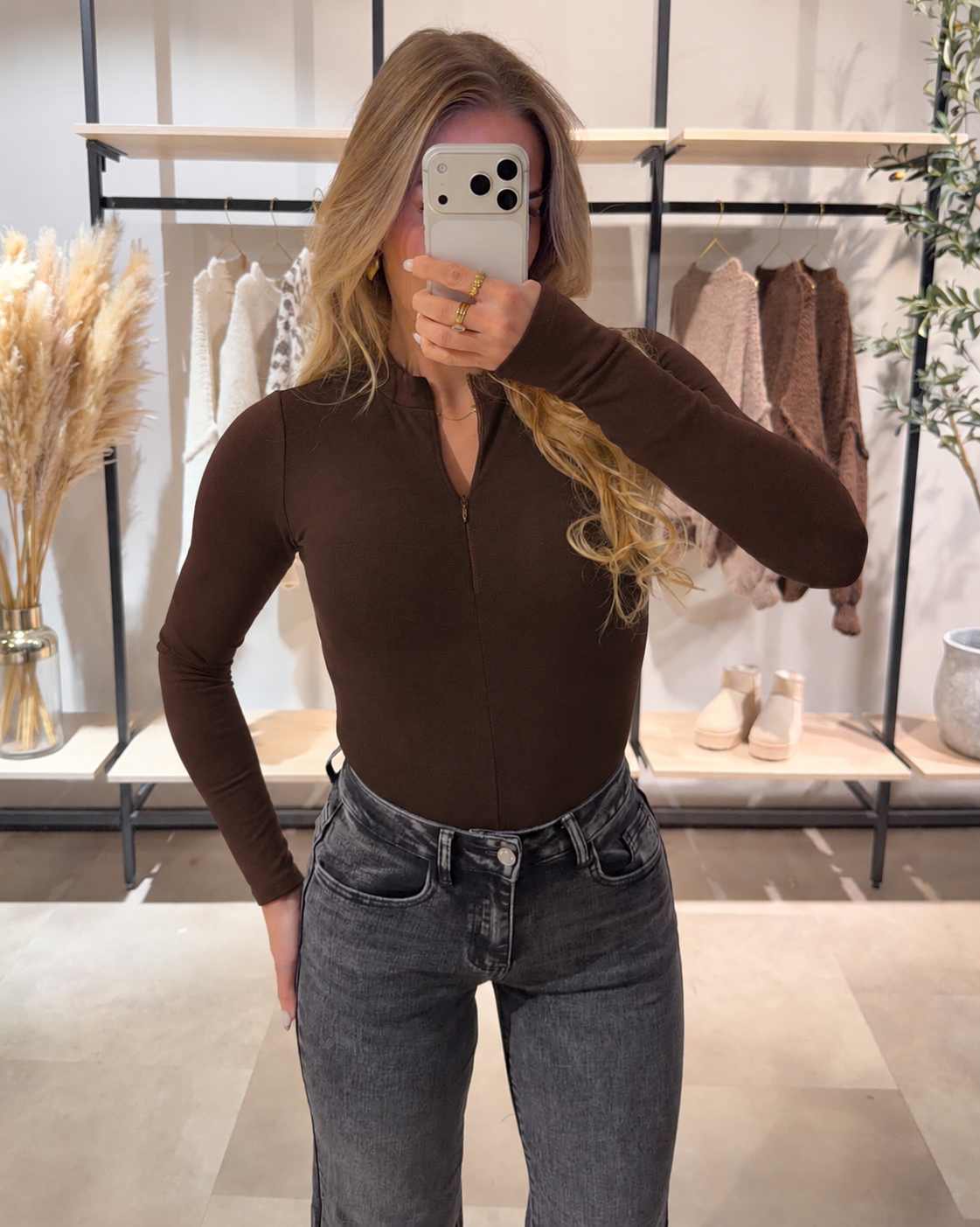 Shaping Body mit Zipper