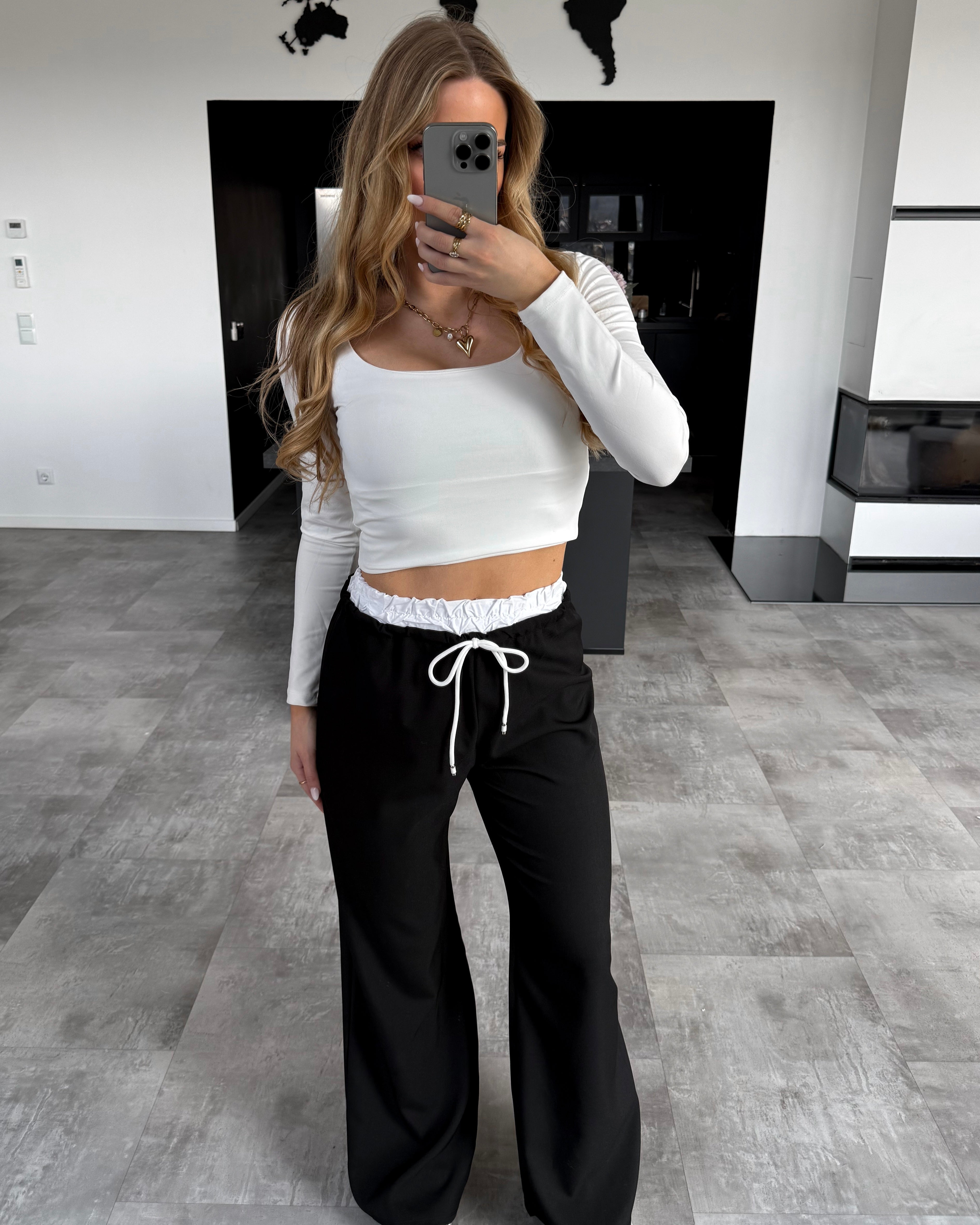 Stoffhose “Mara“ Schwarz