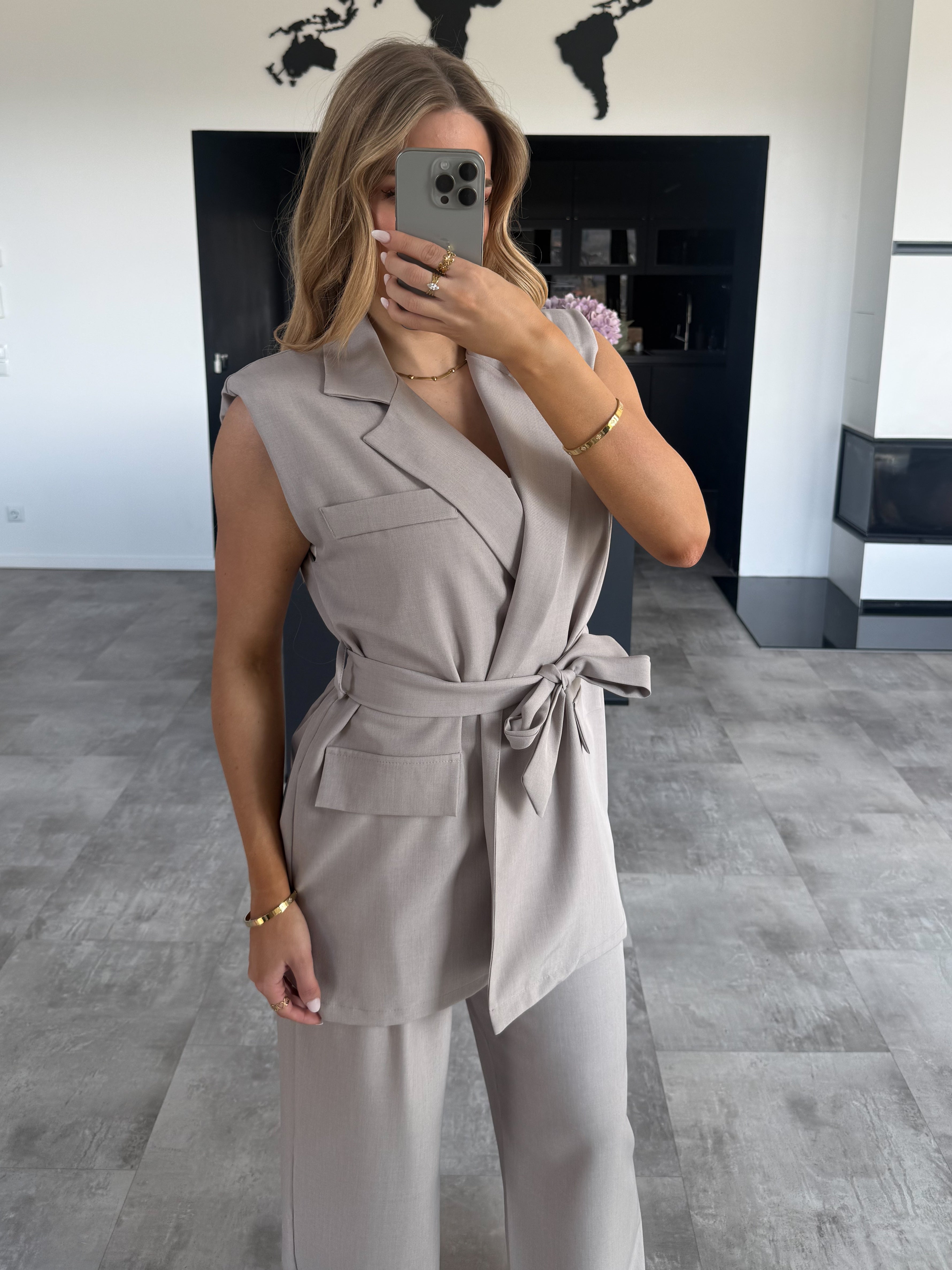 Zweiteiler “Milena” Taupe