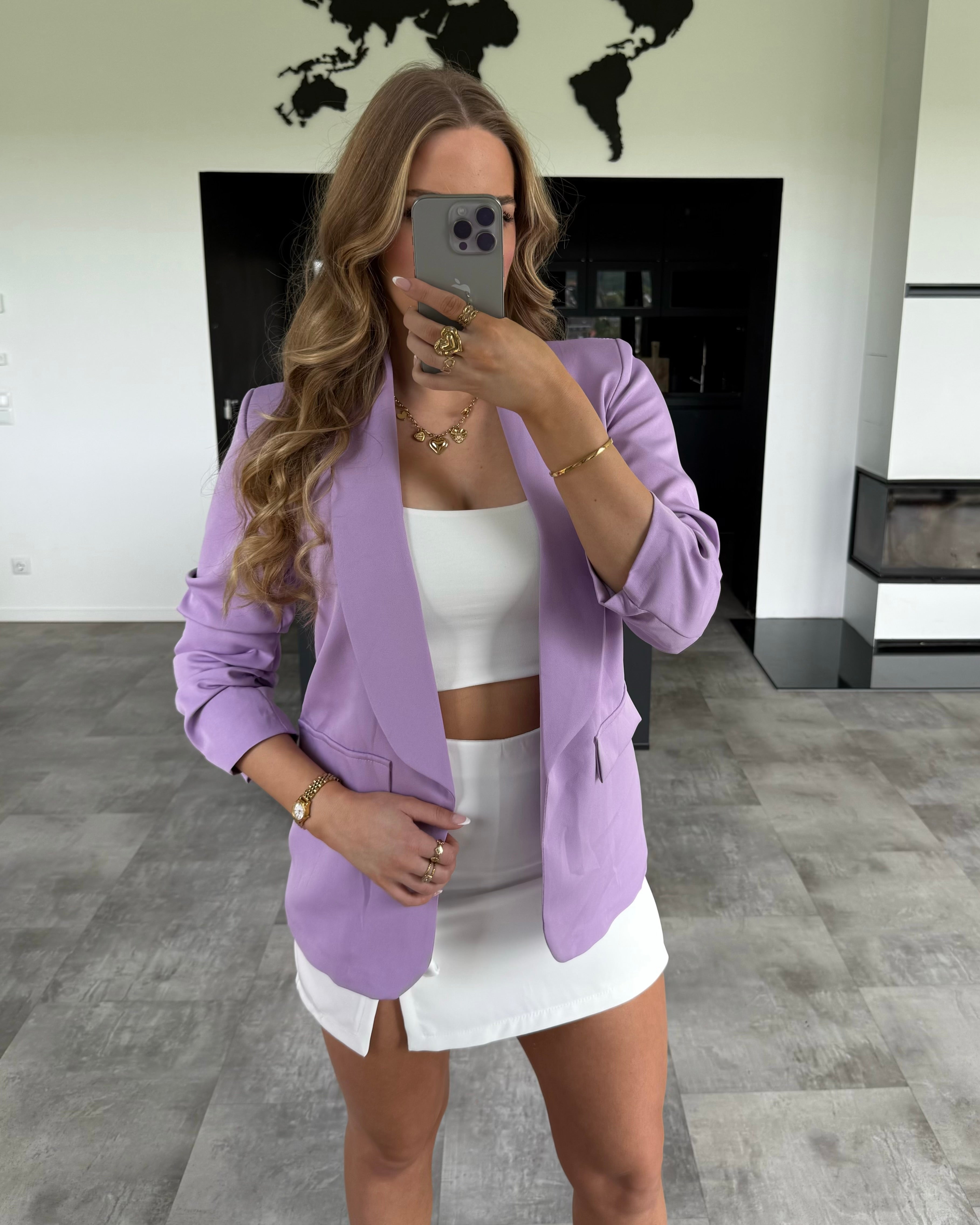 Blazer “Stella” Flieder
