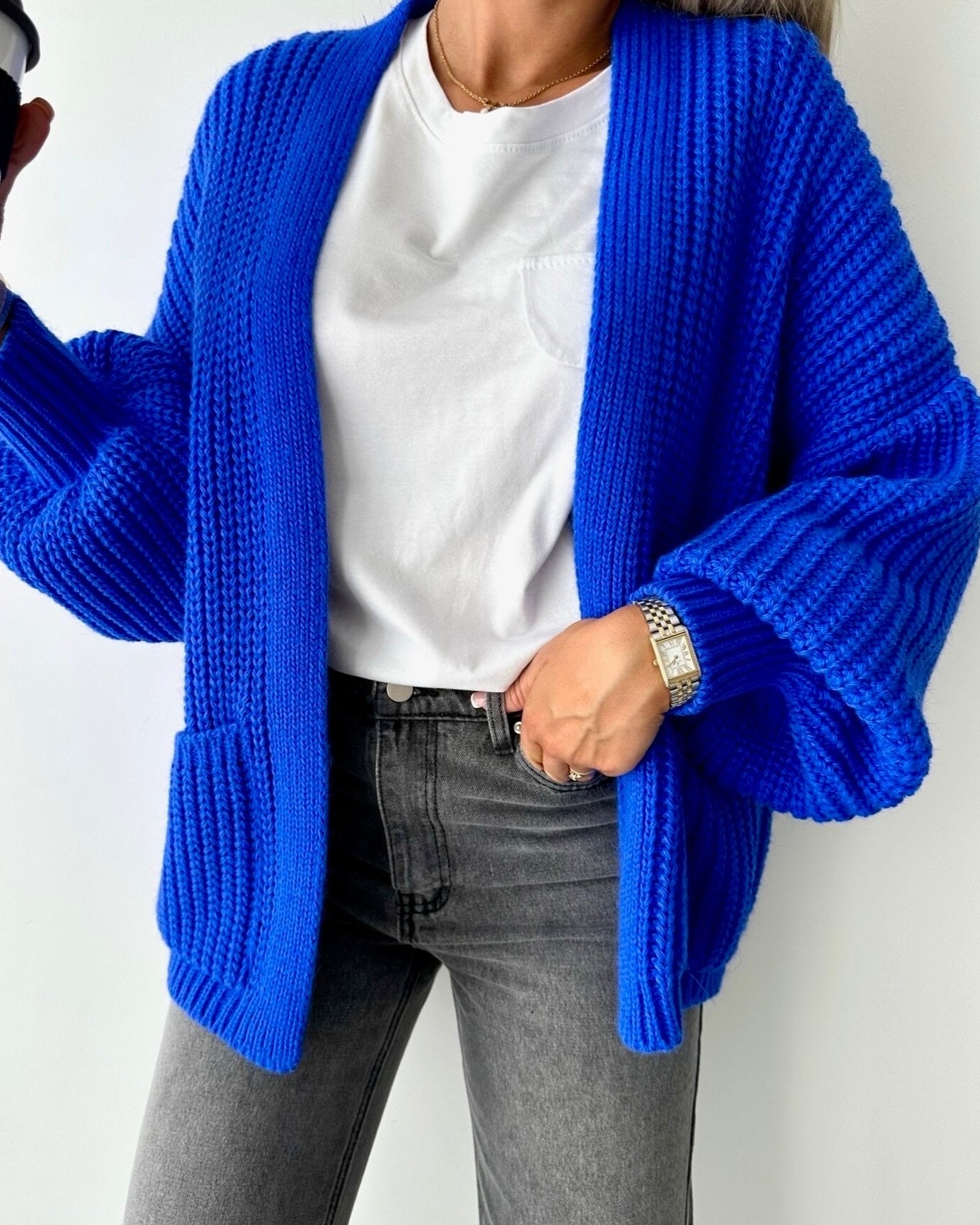 Cardigan "Leslie" Royalblau