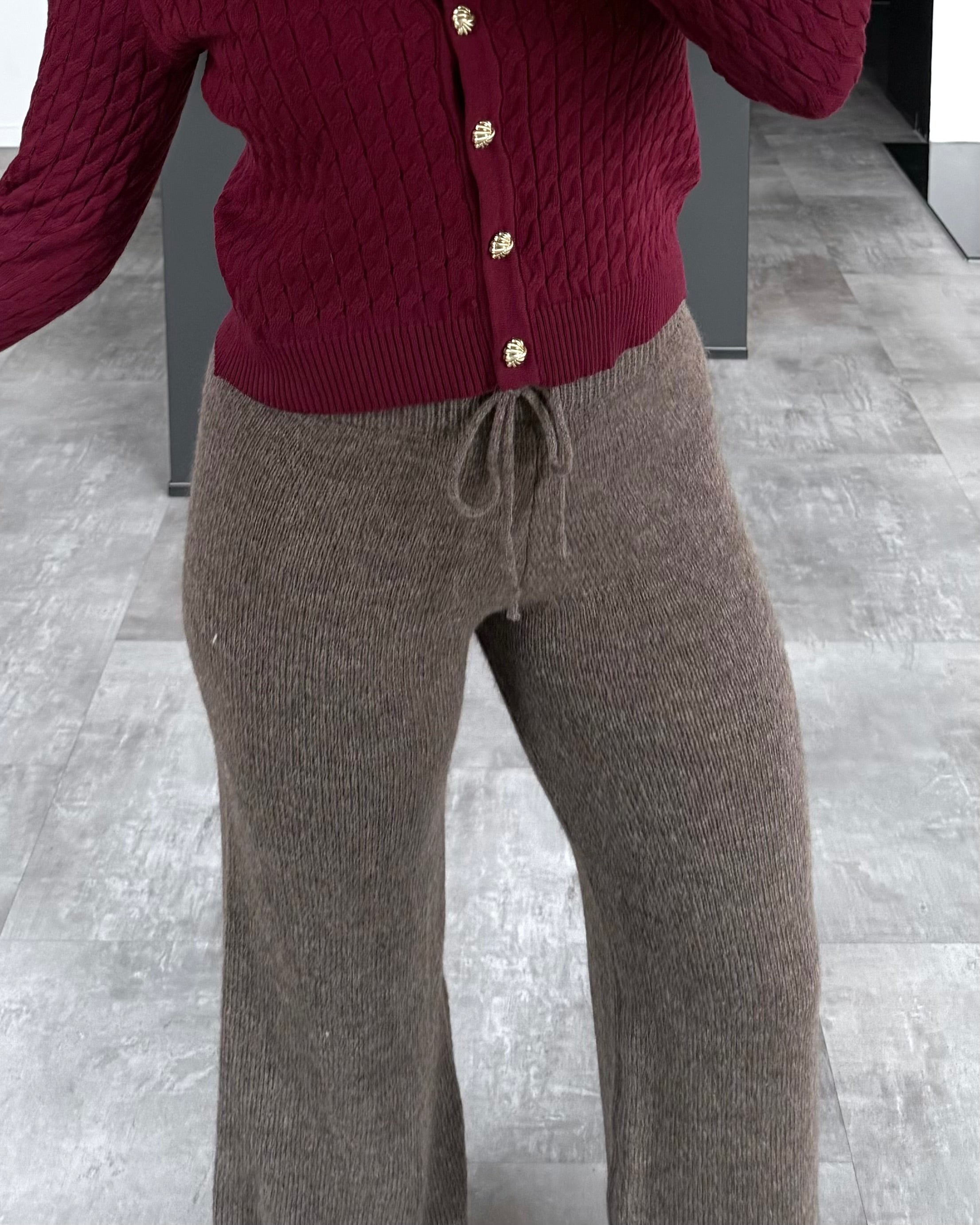 Strickhose “Aspen“ Hellbraun