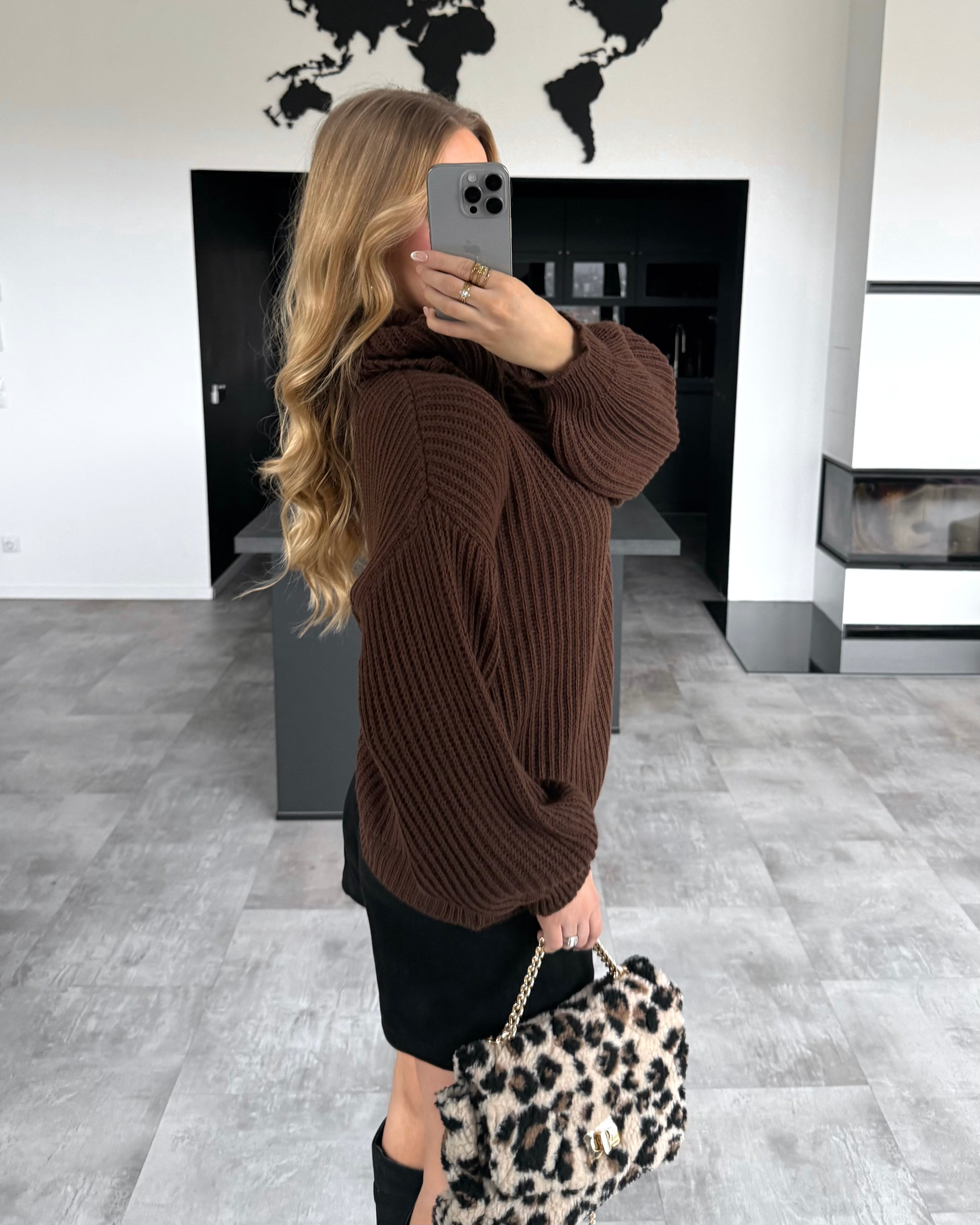 Strickpullover “Elva” Chocolate