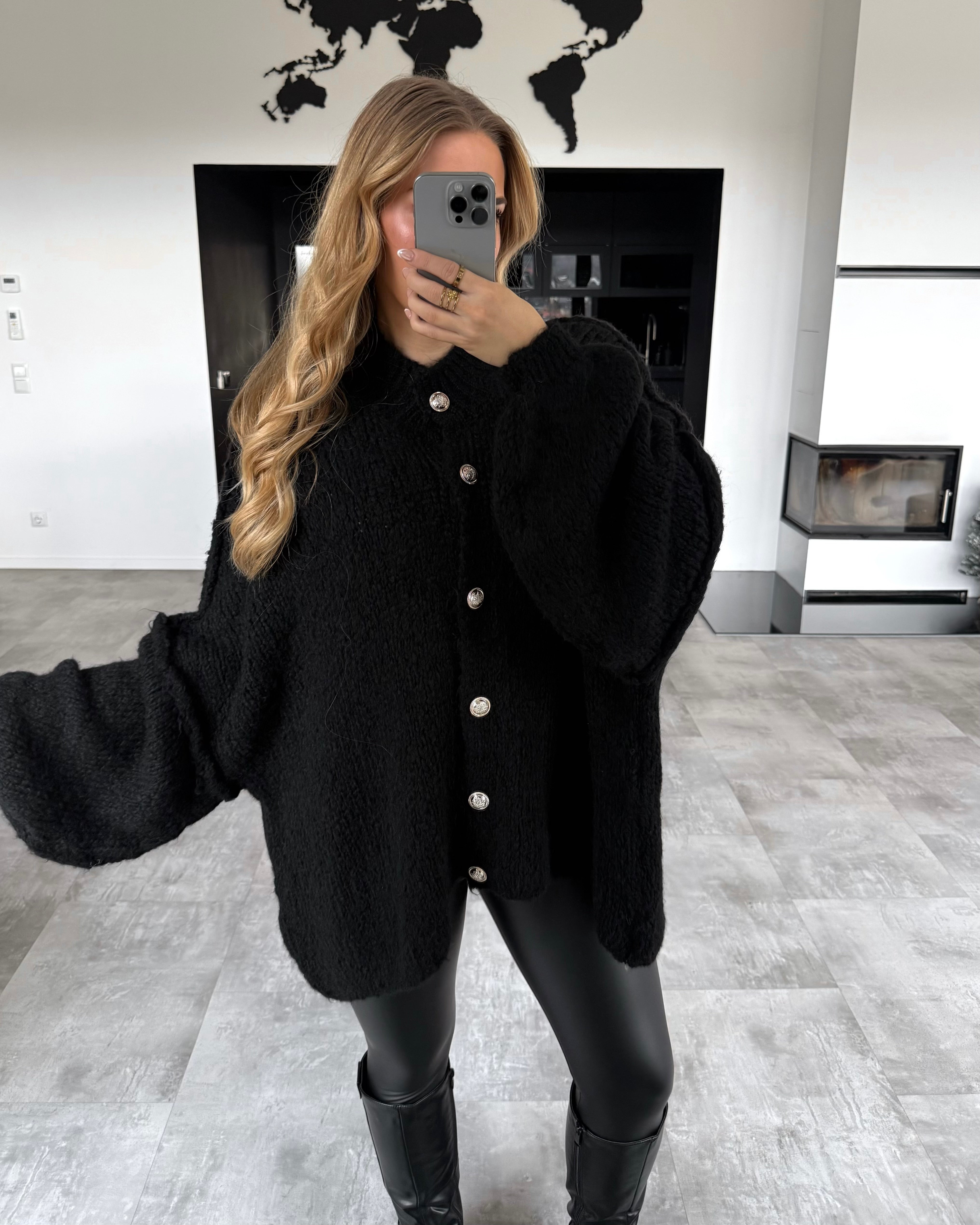 Cardigan "Cece" Schwarz