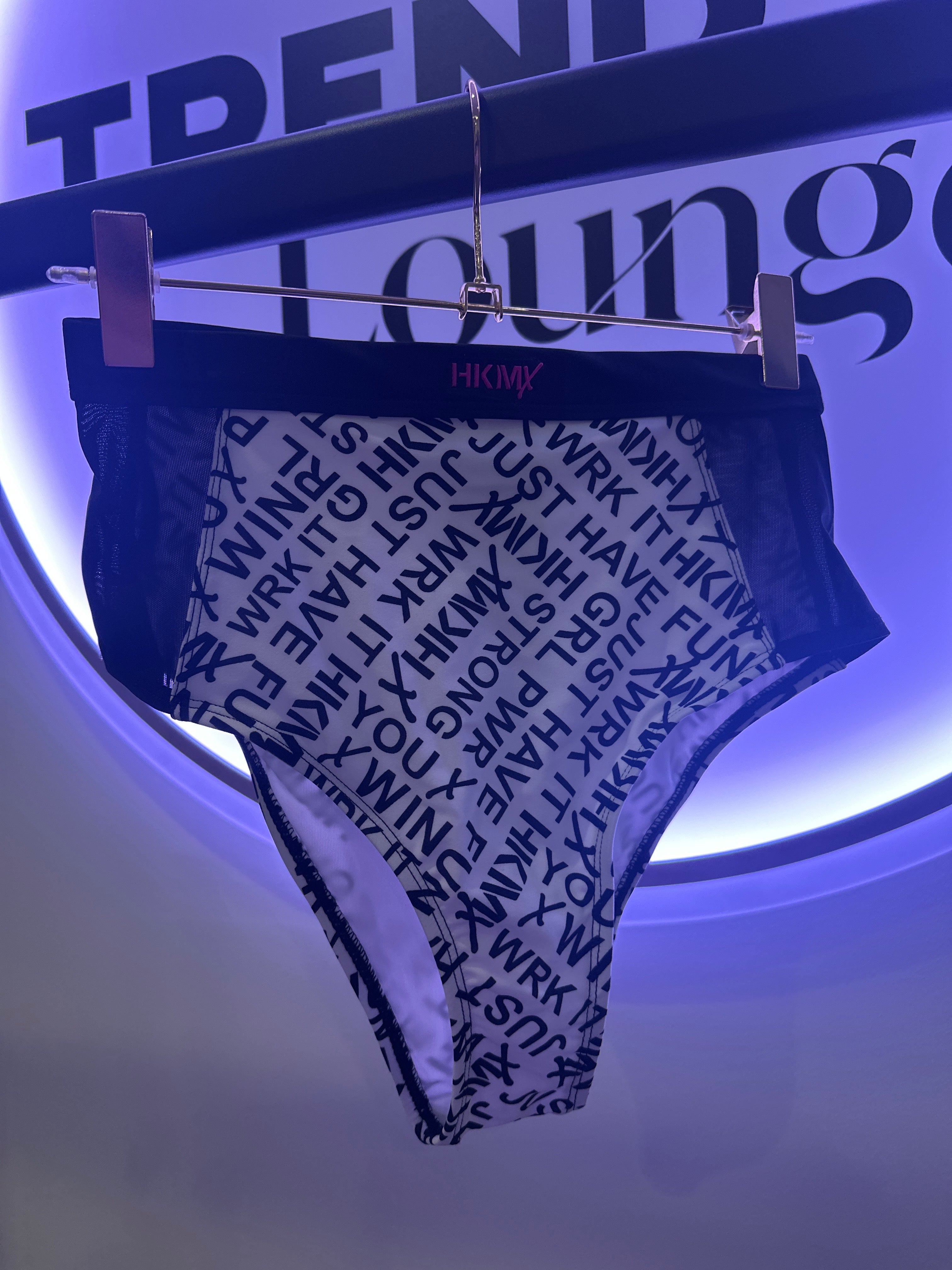 EINZELSTÜCK Bikini Hose Weiß-Schwarz #78