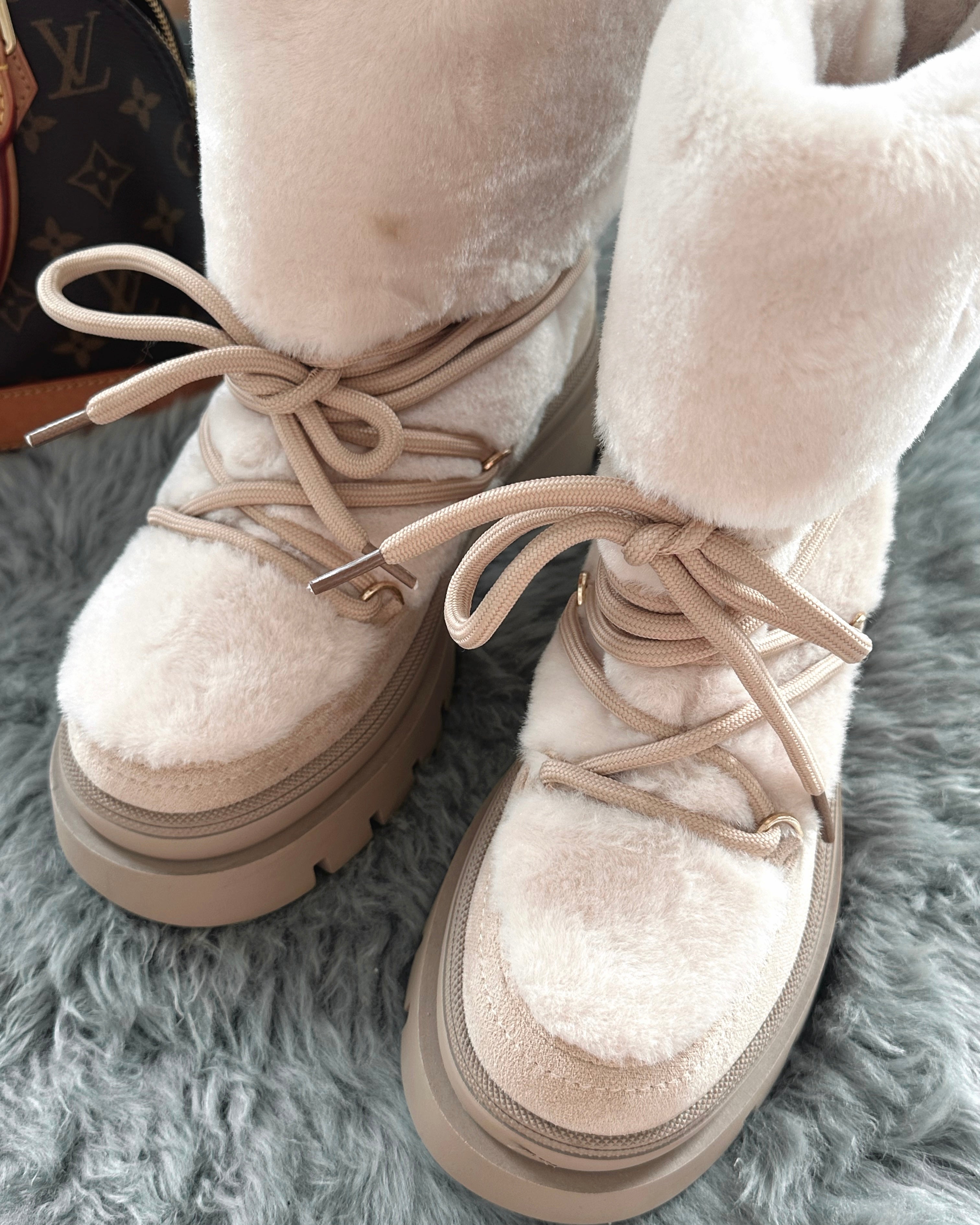 Schneestiefel „Anouk“ Gefüttert Creme