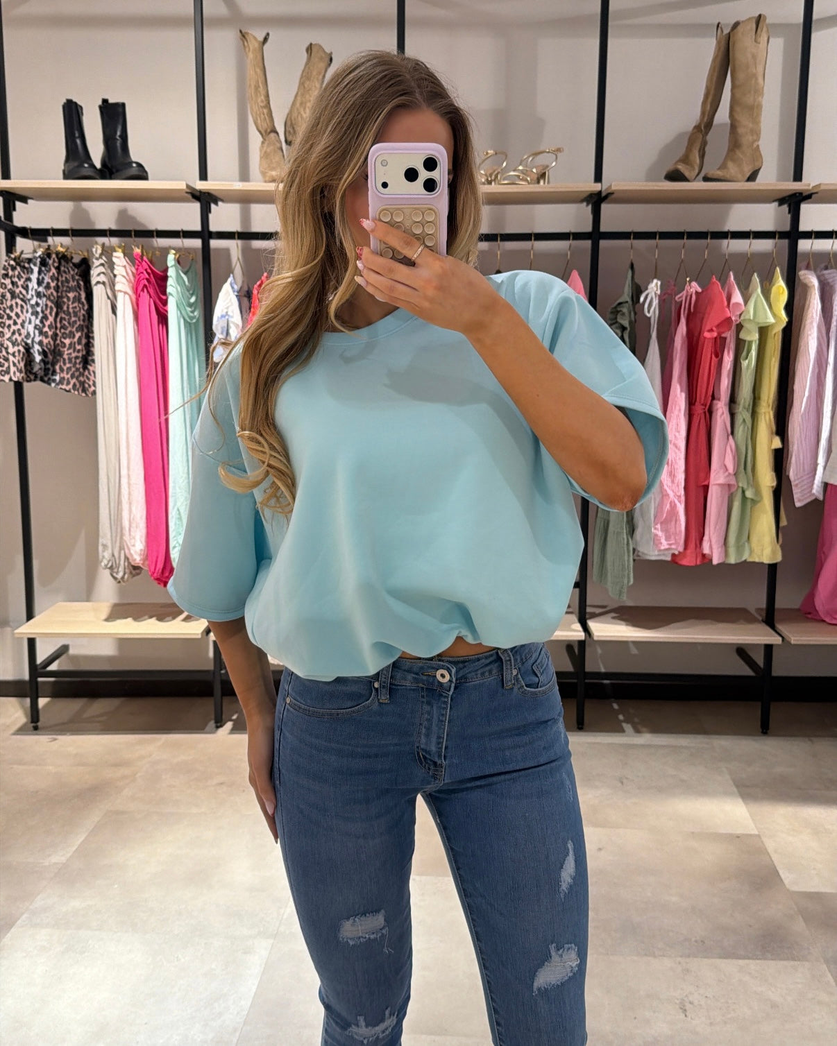 T-Shirt "Leonie" Mint