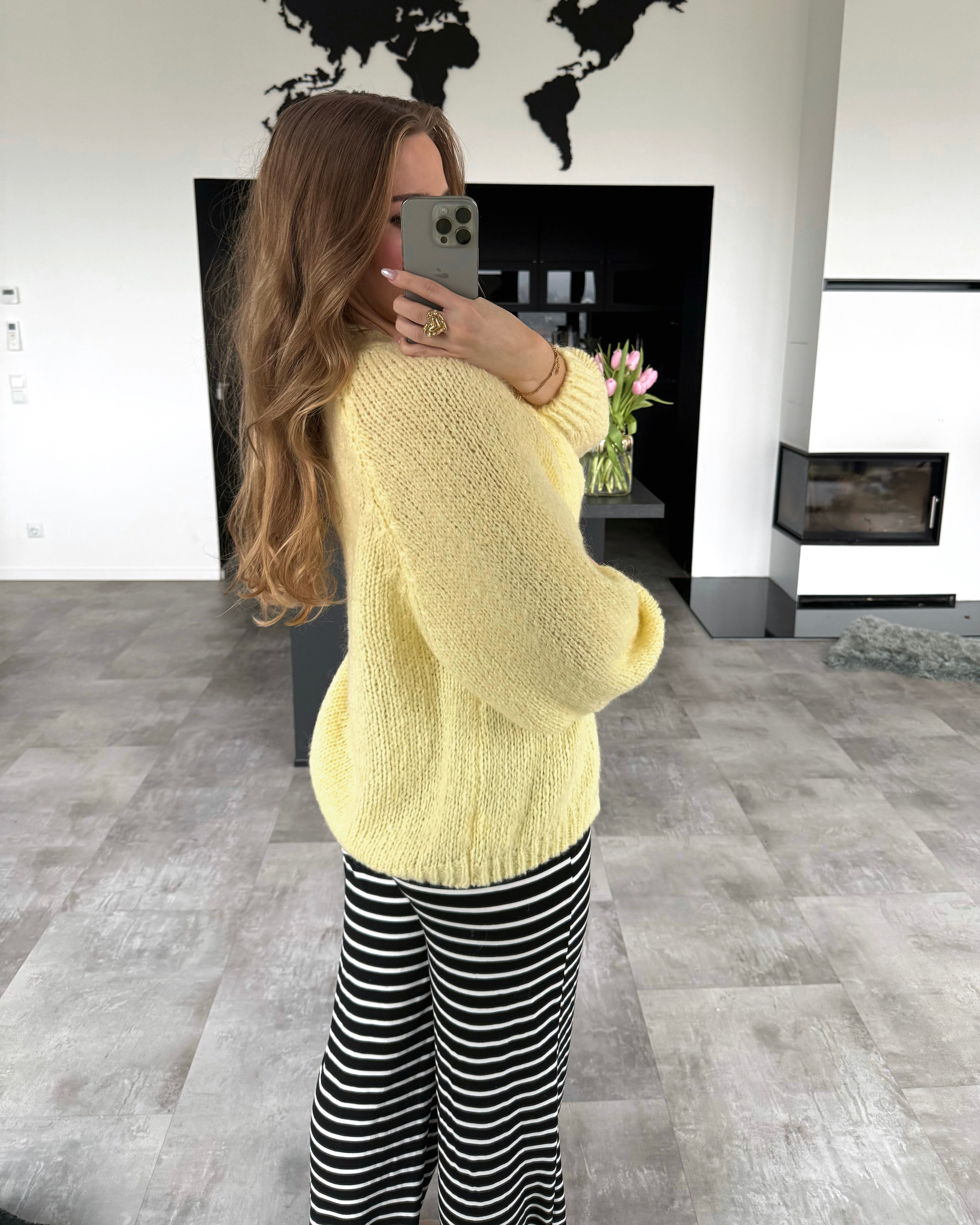 Cardigan “Mona" Gelb