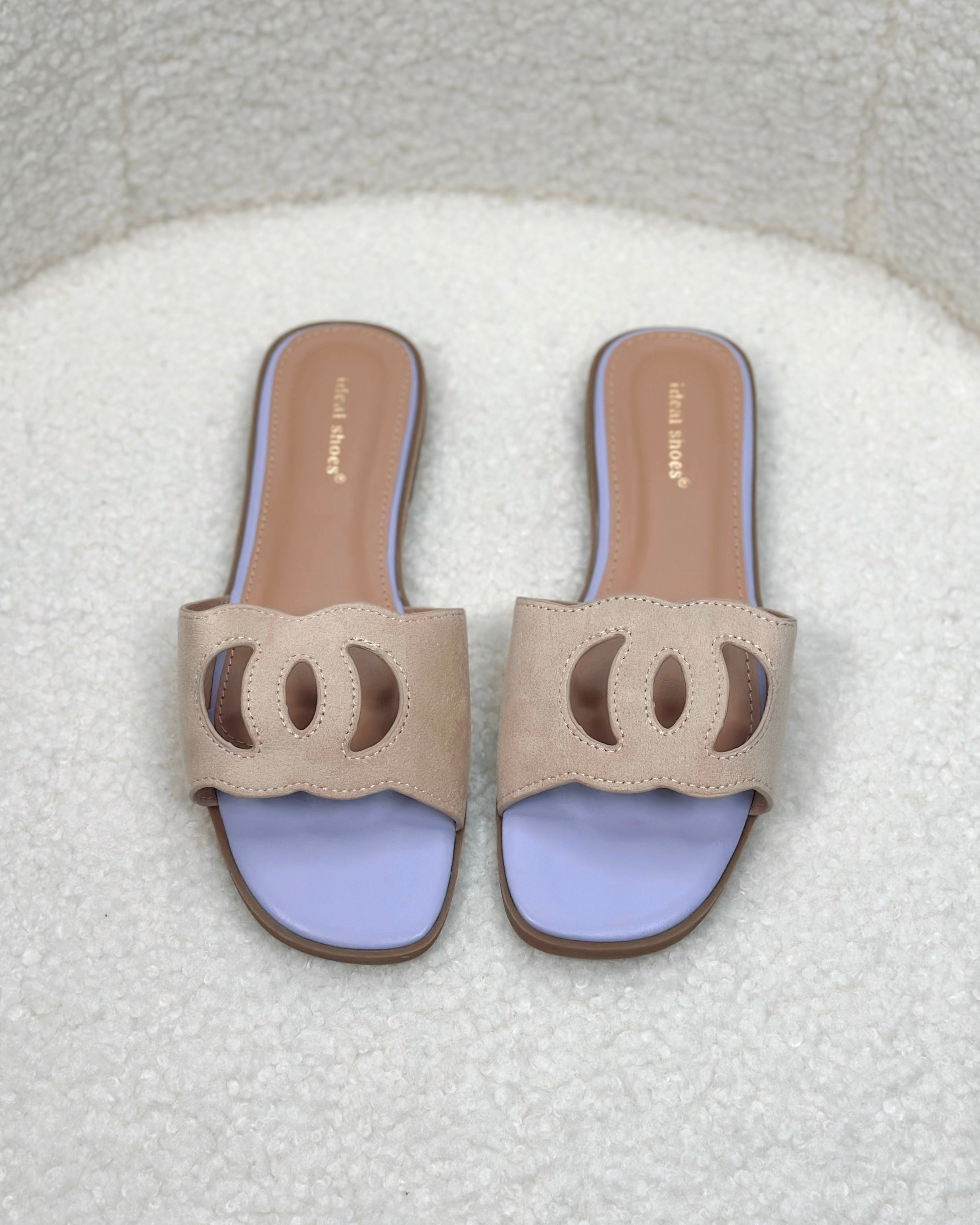 Pantolette "Cairo" Beige