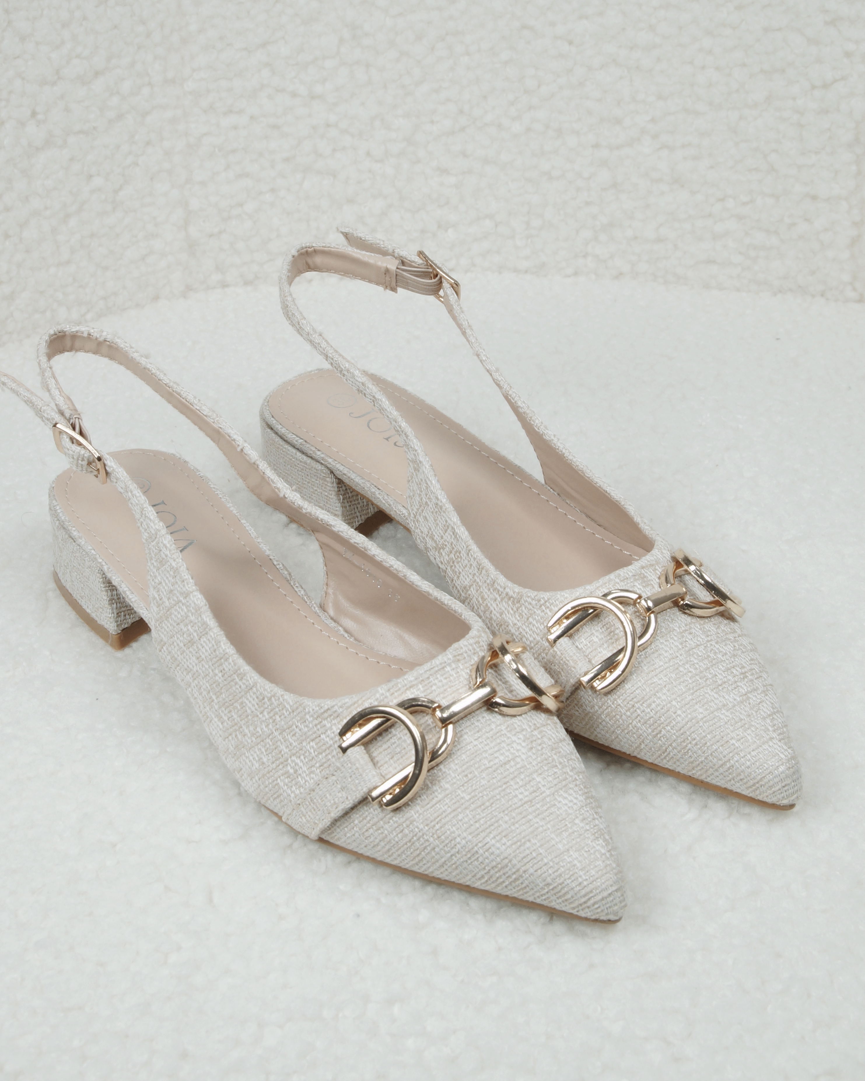 Pumps "Feline" mit Absatz Beige
