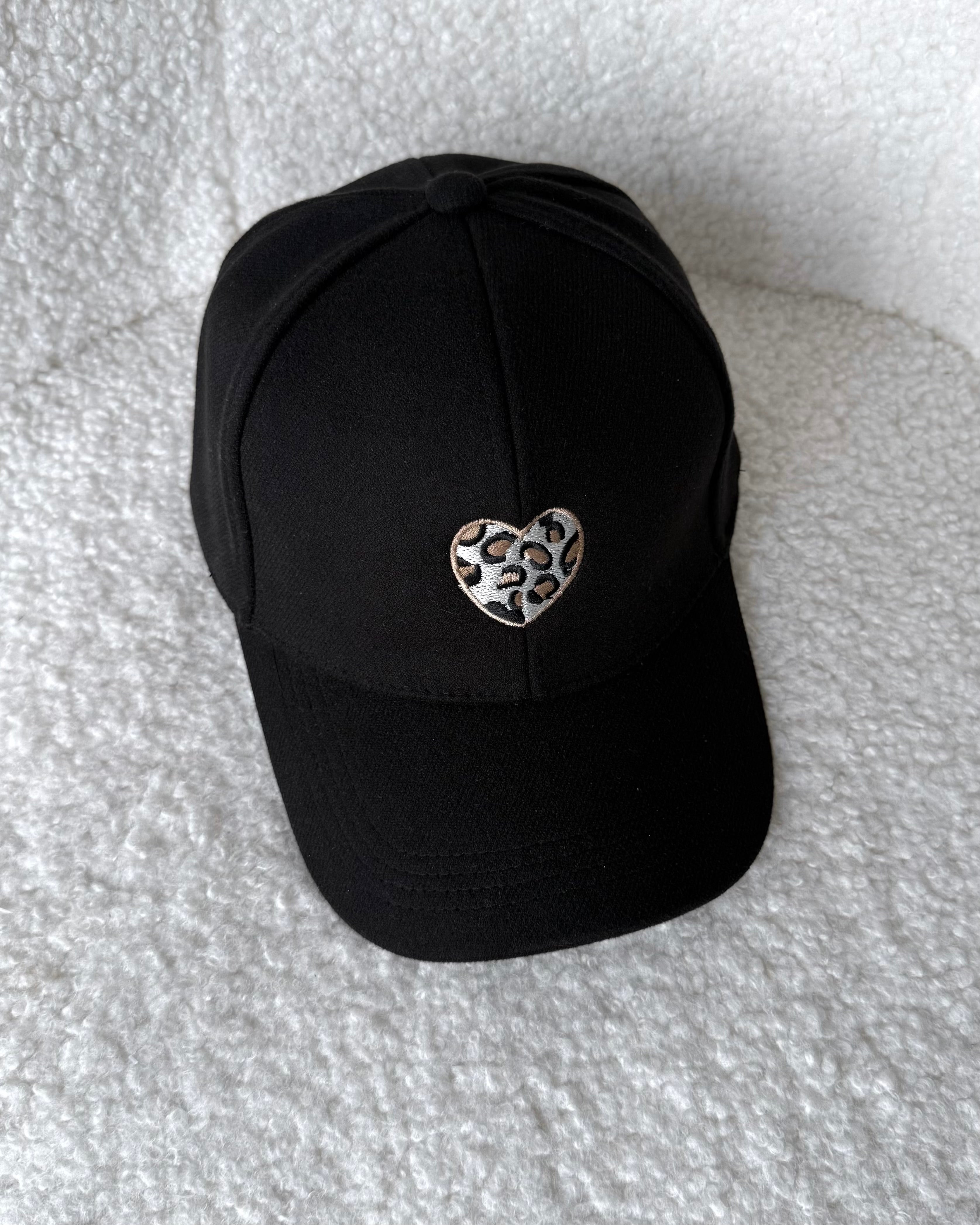Base Cap "Leo Lover" Schwarz