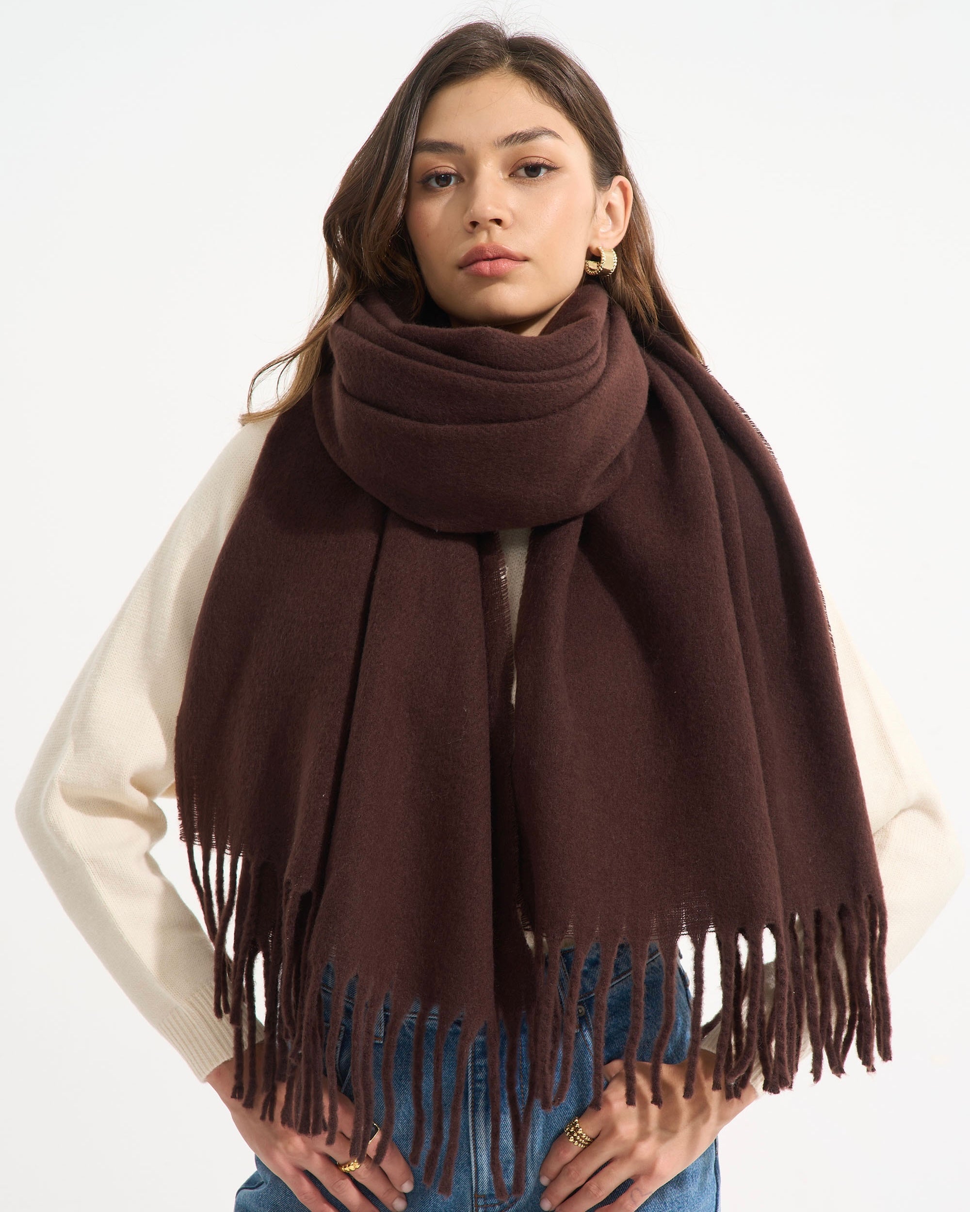 Schal „Alva“ Chocolate