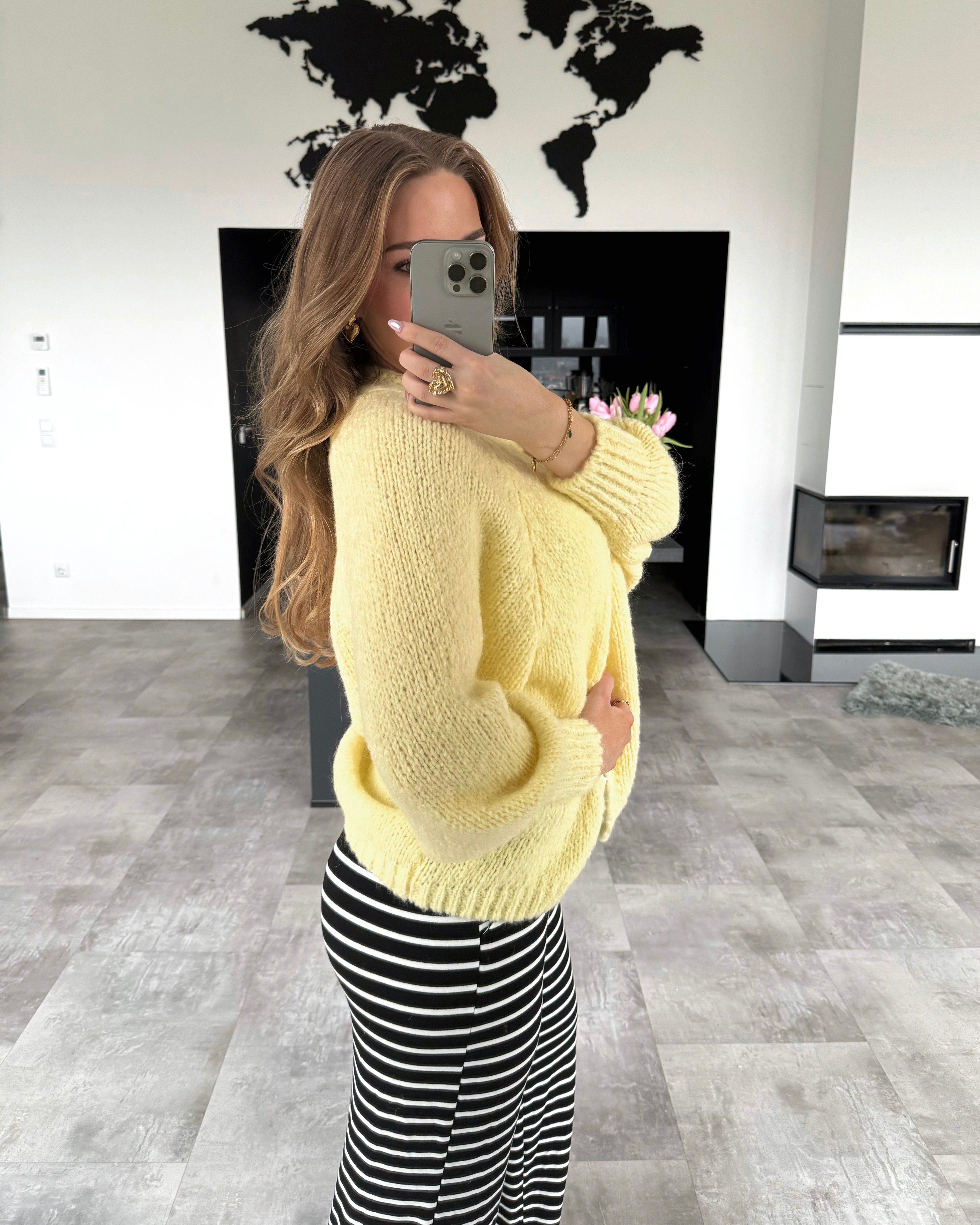 Cardigan “Mona" Gelb