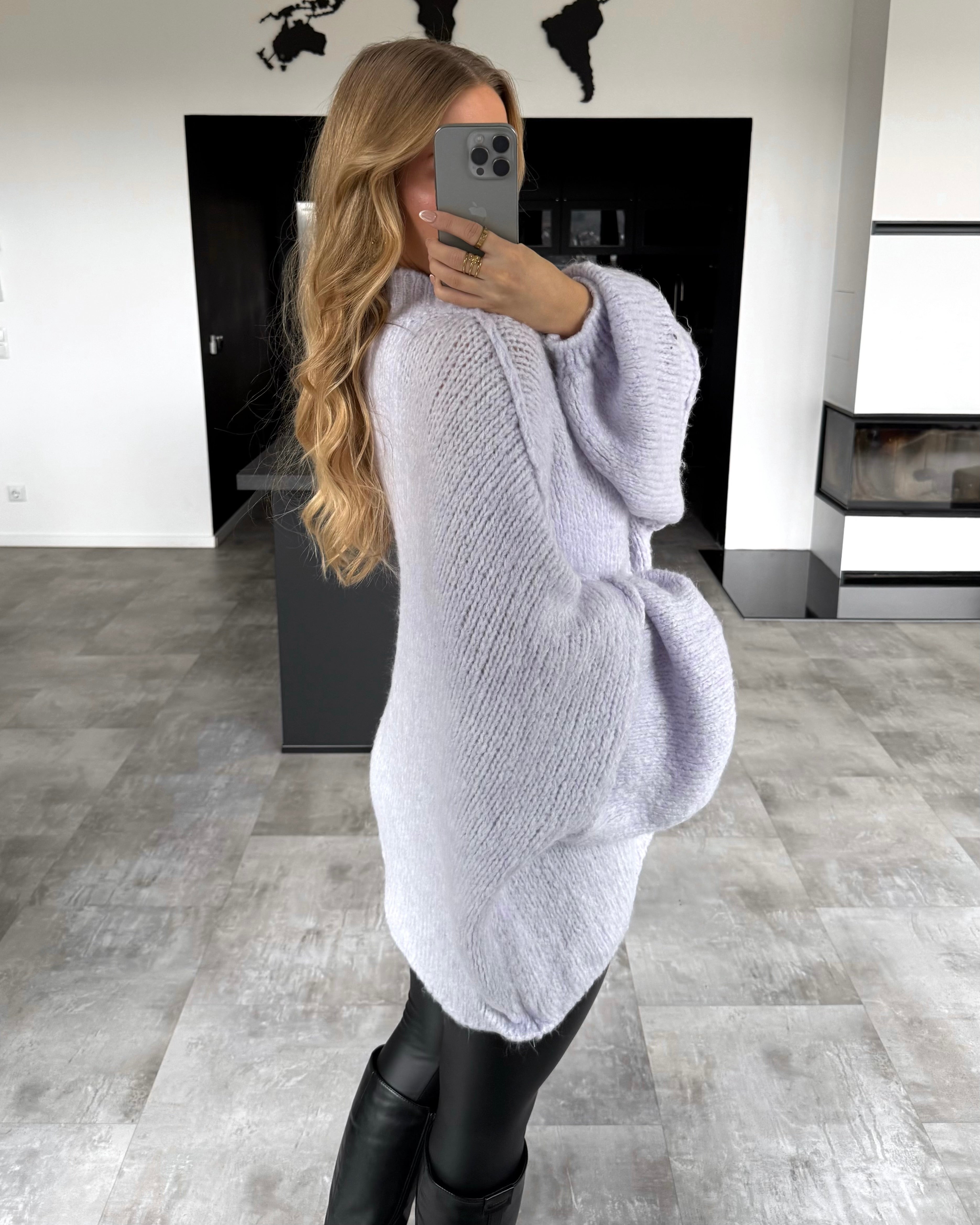 Cardigan "Cece" Flieder