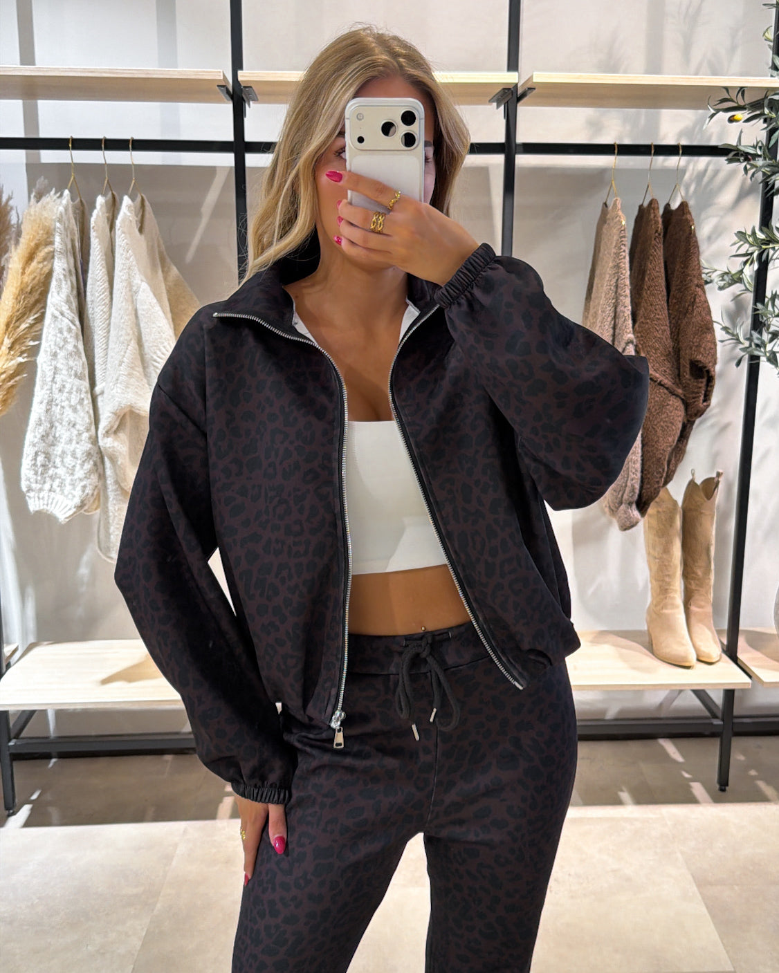Jacke "Leonie" Leoprint