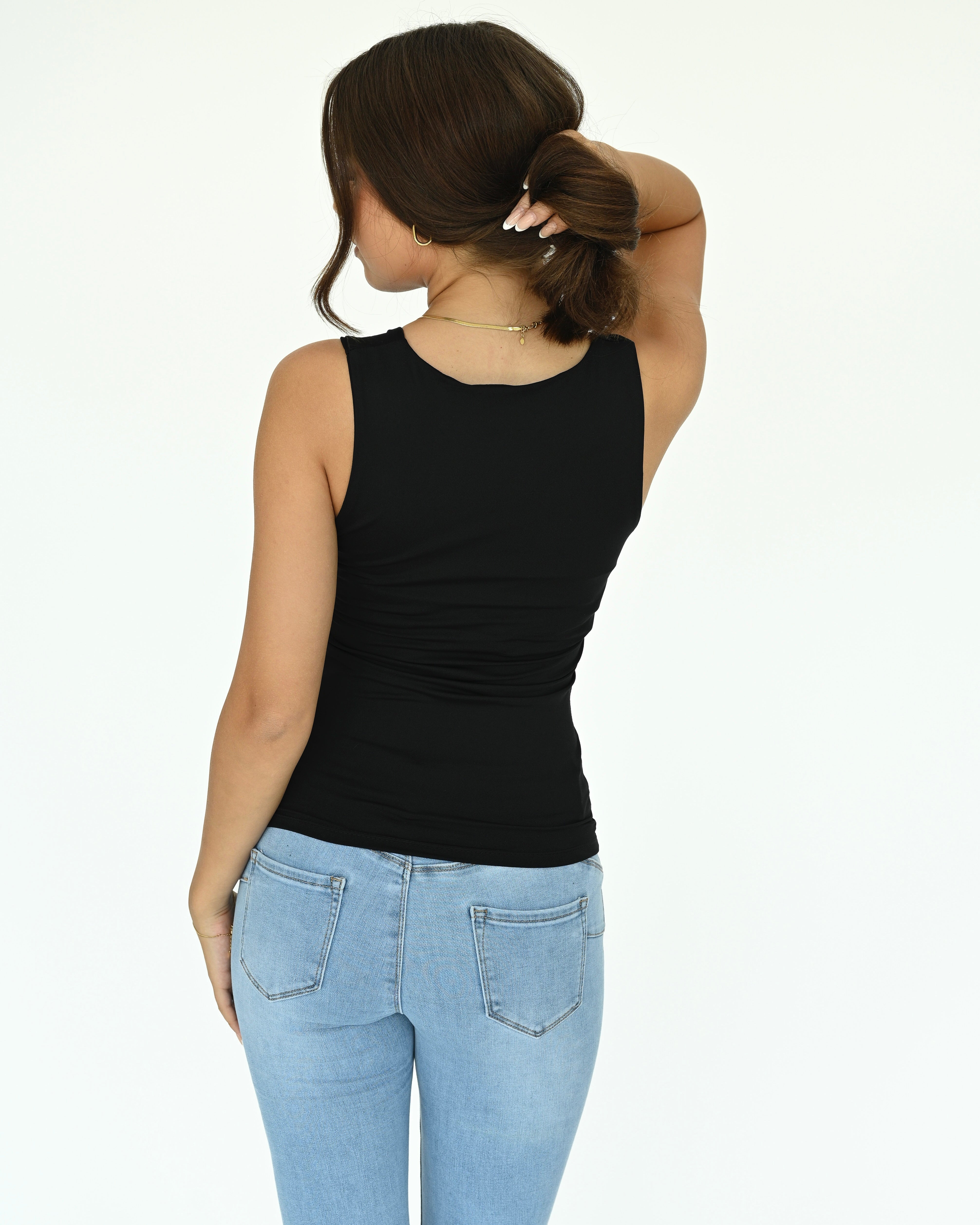 Basic Trägertop V-Neck