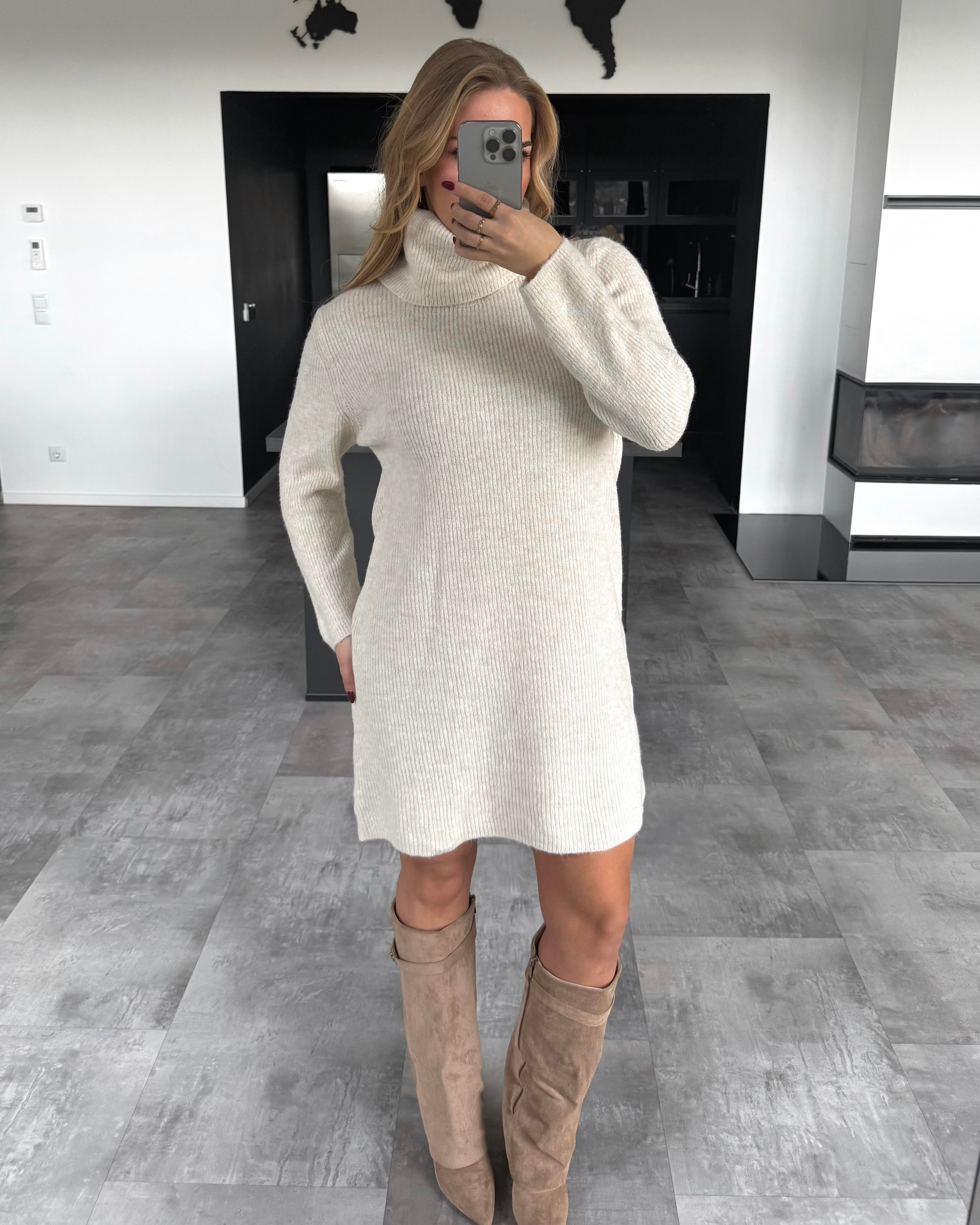 Strickkleid “Talea“ Ecru