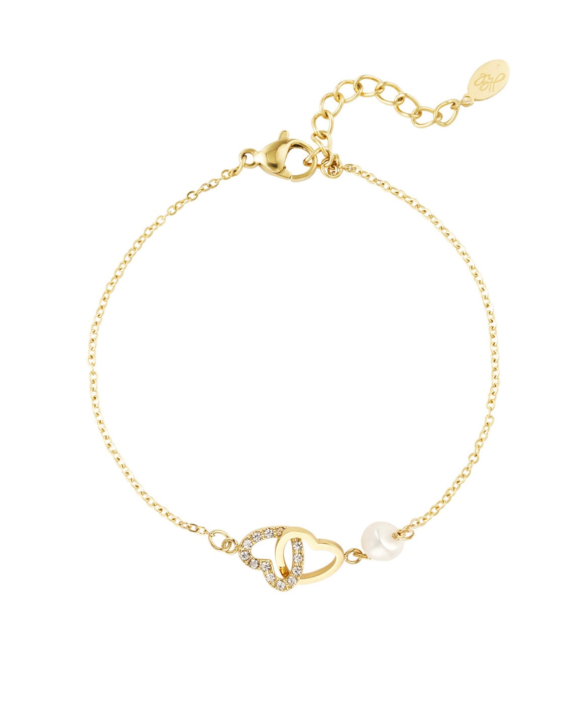 Double Heart Bracelet