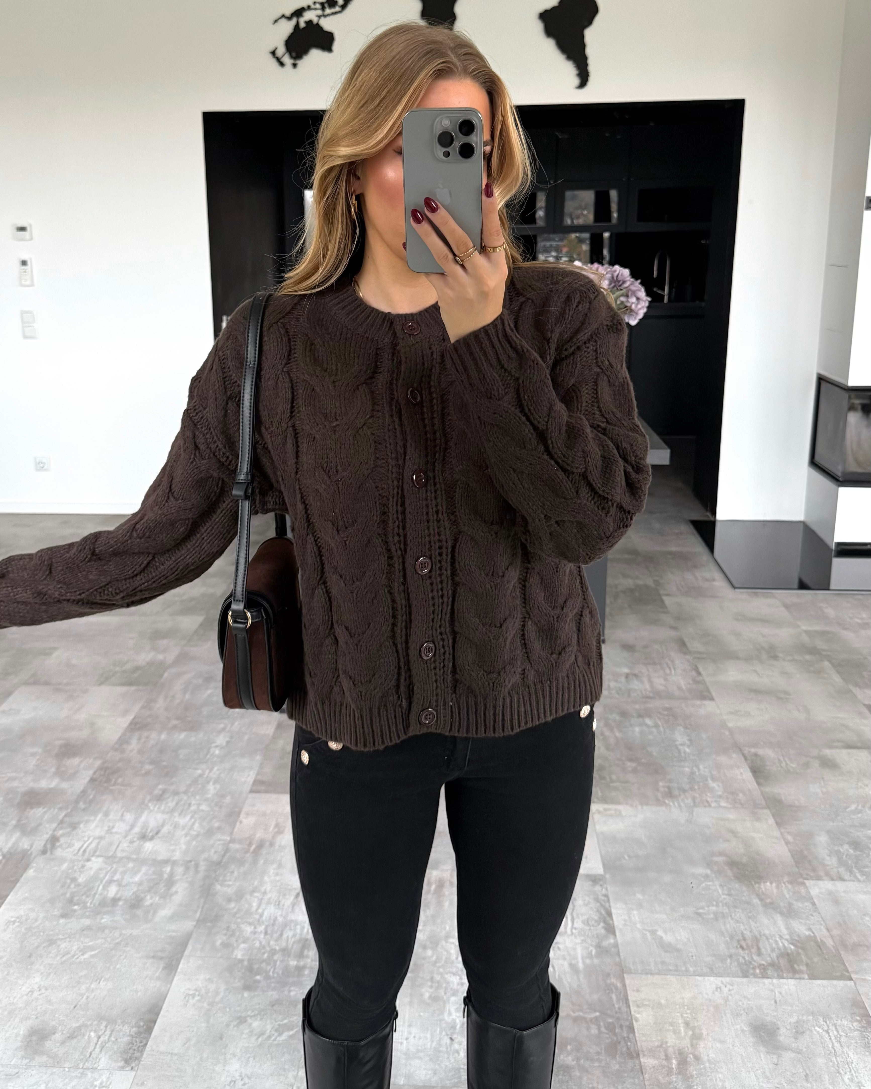 Cardigan "Rosalie" Braun