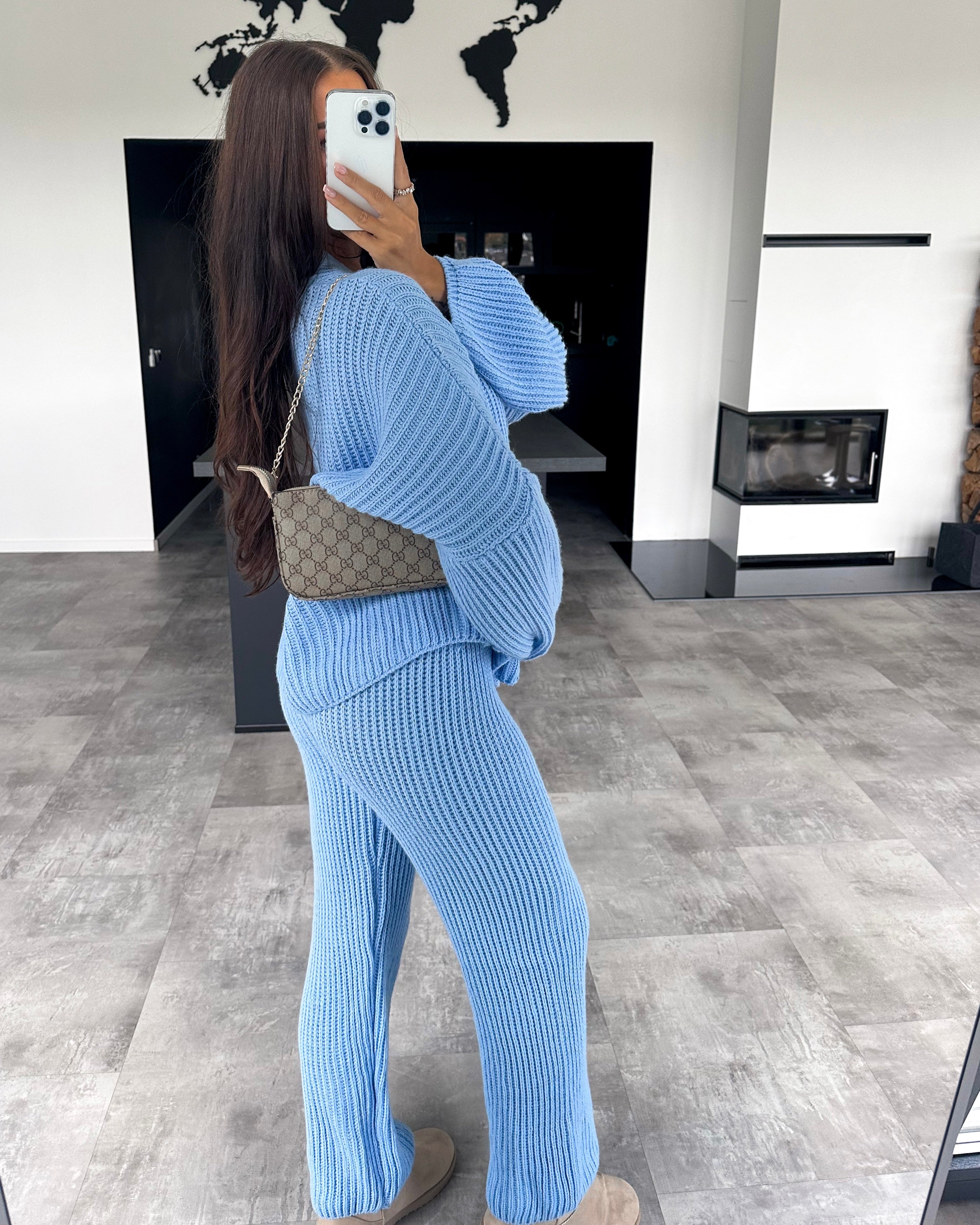 Strickset „Layana“ Hellblau