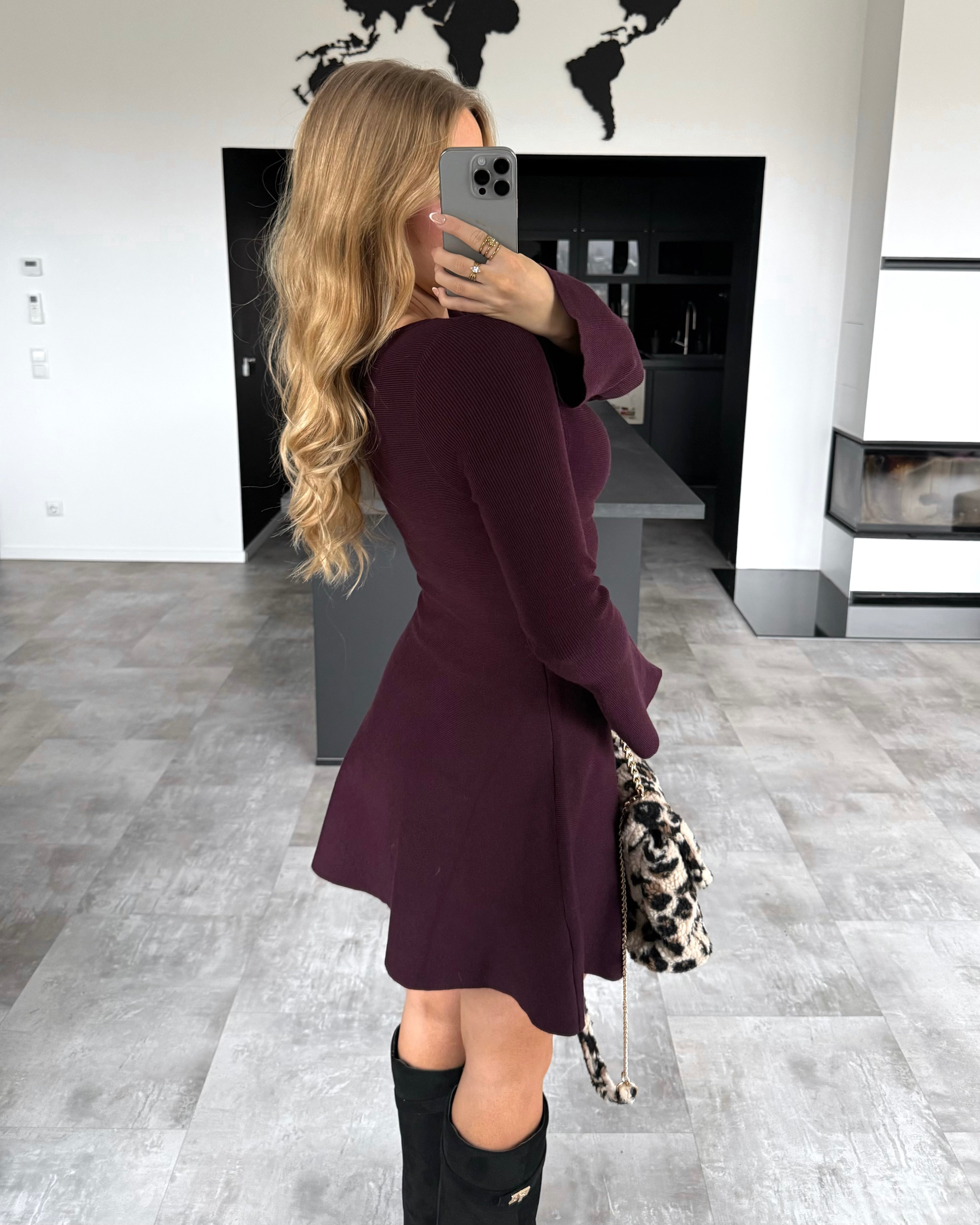 Kleid “Rielle” Plum