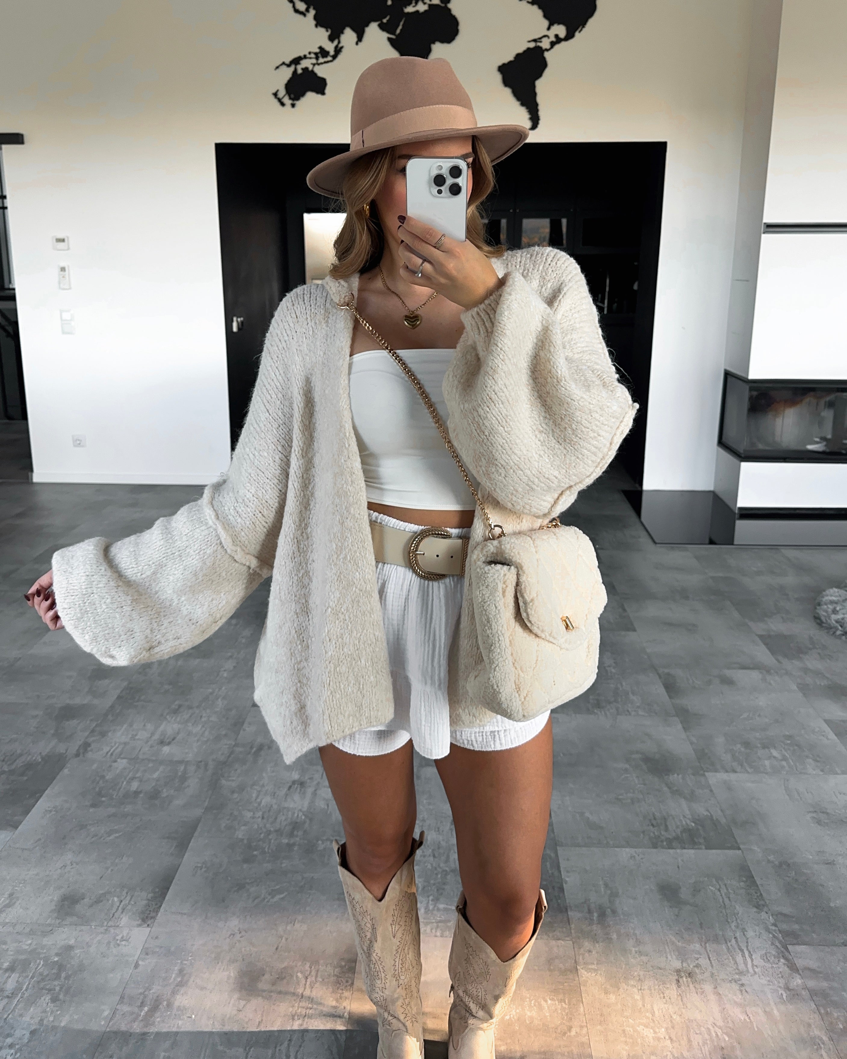 Cardigan “Livy" Ecru