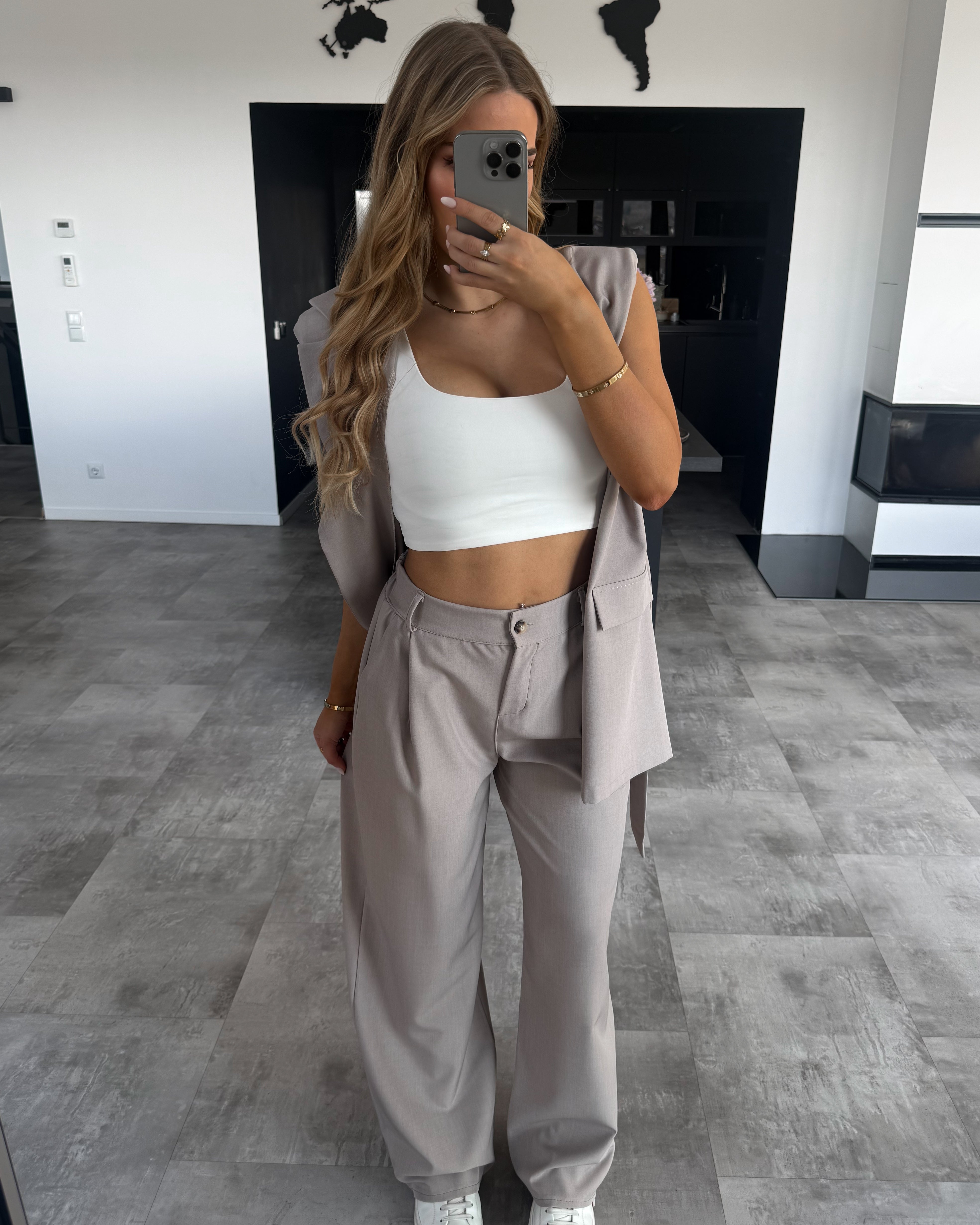 Zweiteiler “Milena” Taupe