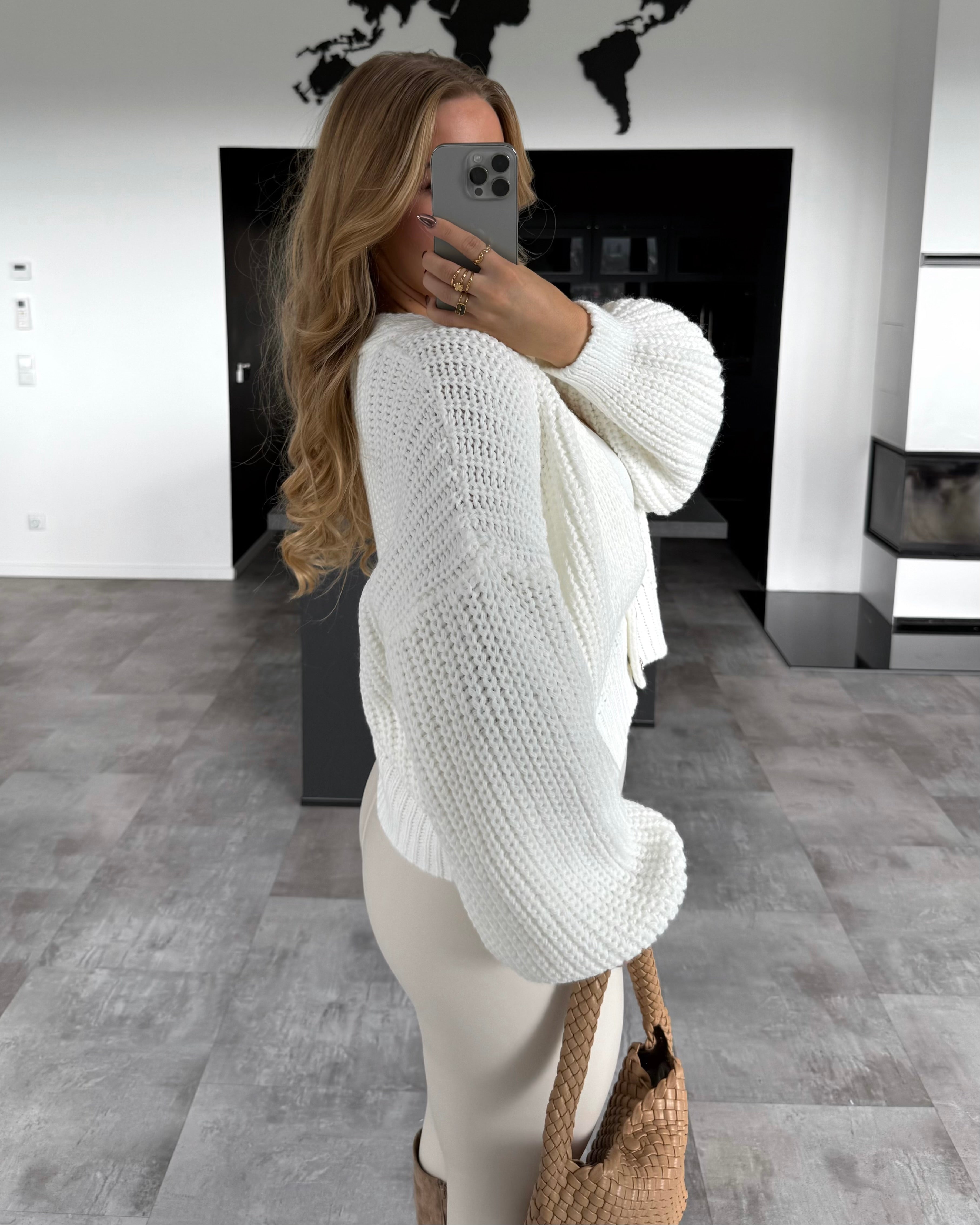 Cardigan "Giulia" Weiß