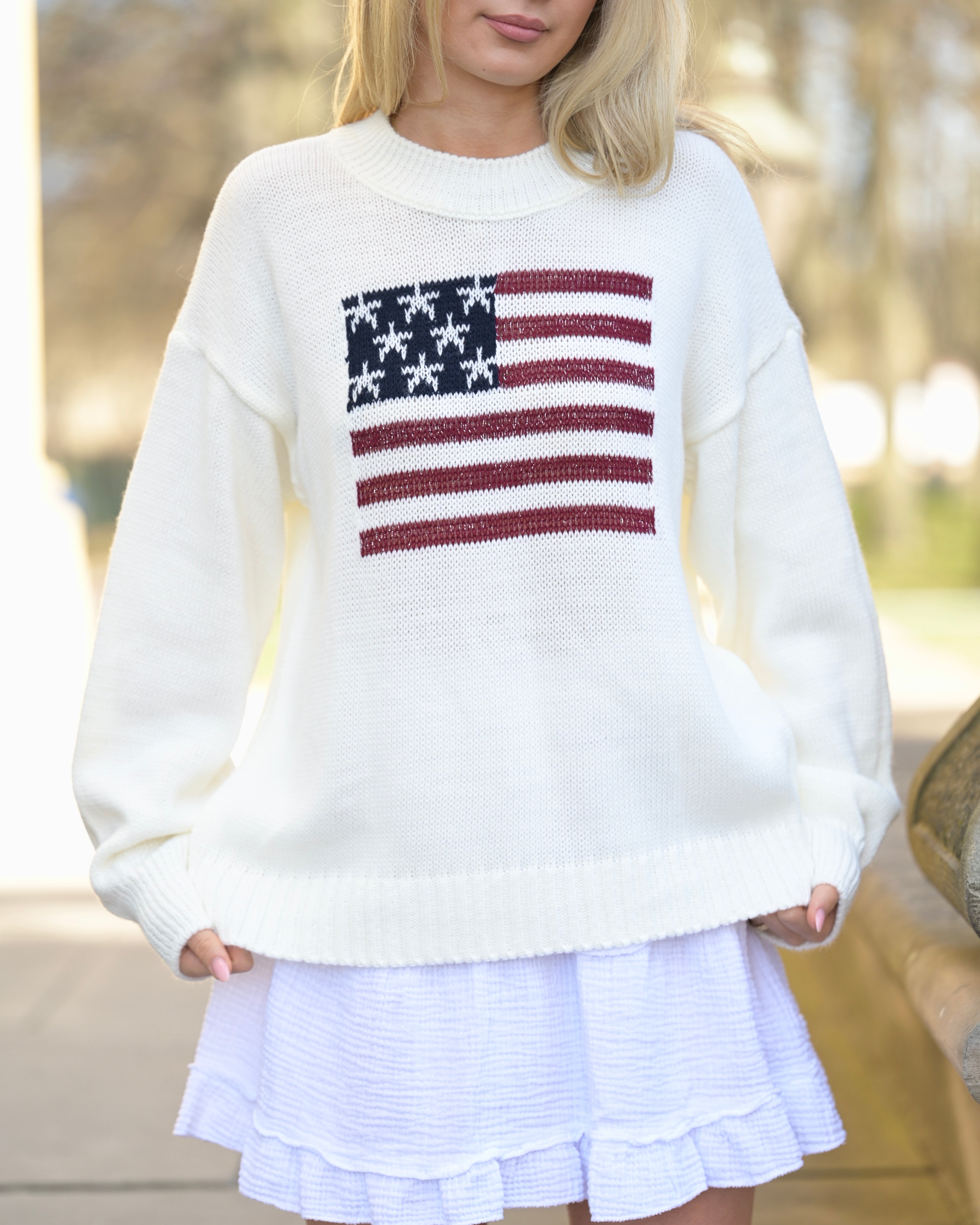 Sweater "Star Girl" Weiß