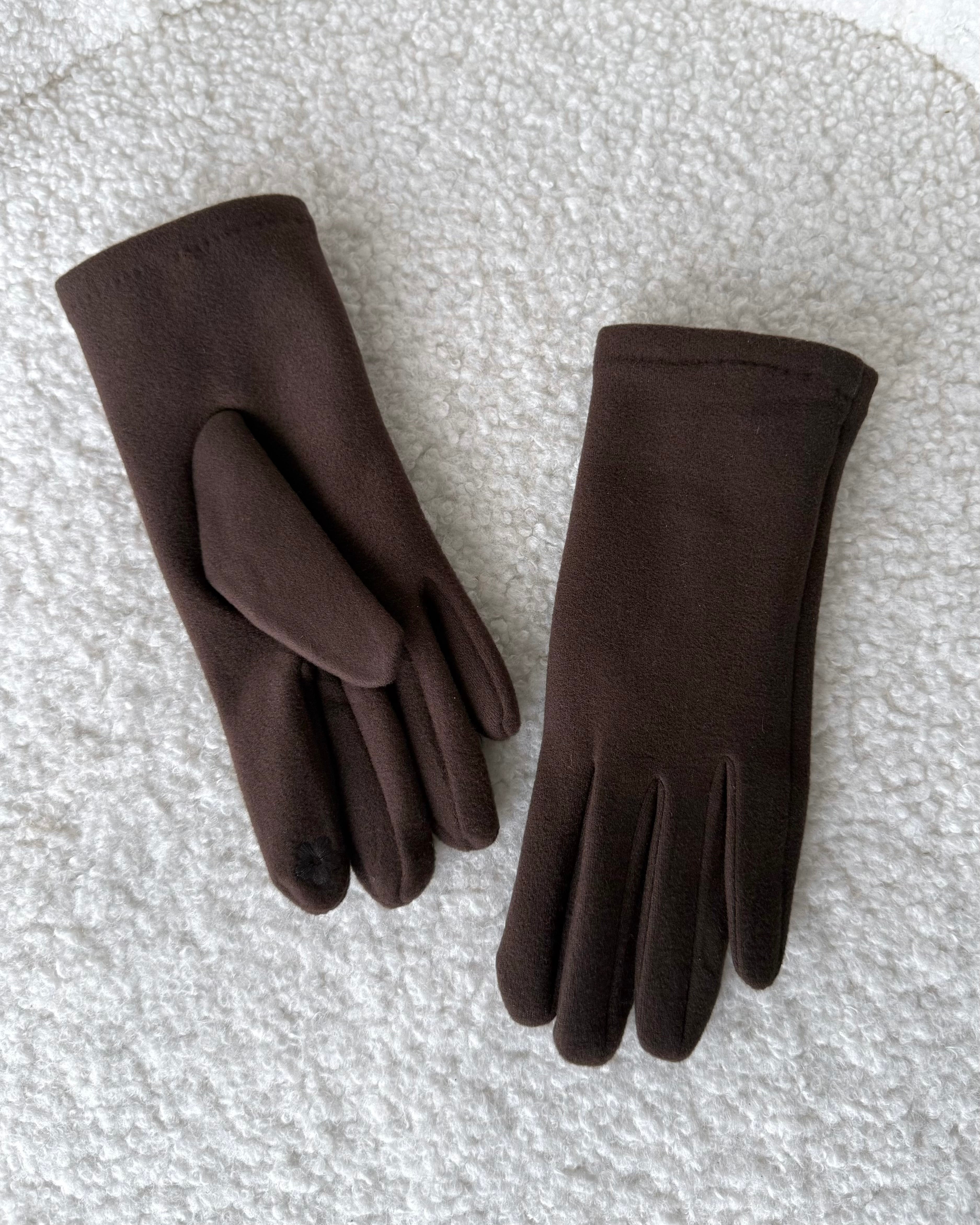 Handschuhe "Isa" Chocolate