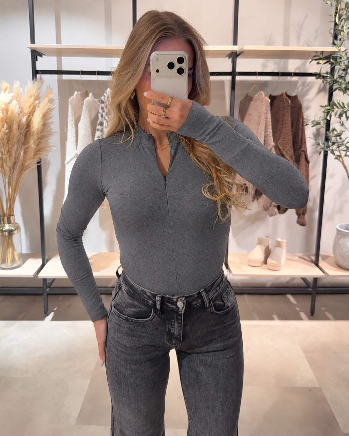 Shaping Body mit Zipper