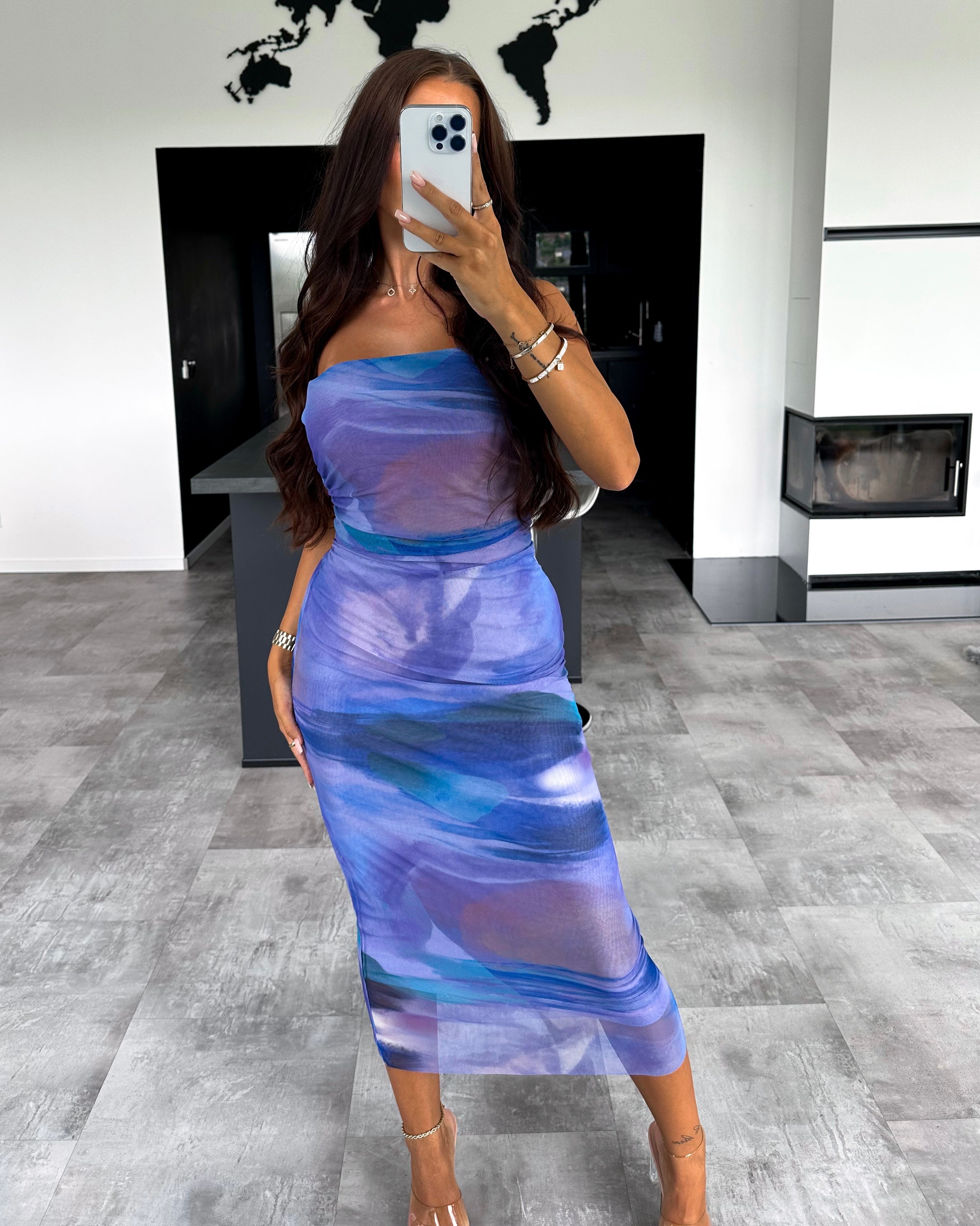 Kleid "Mermaid" Blau