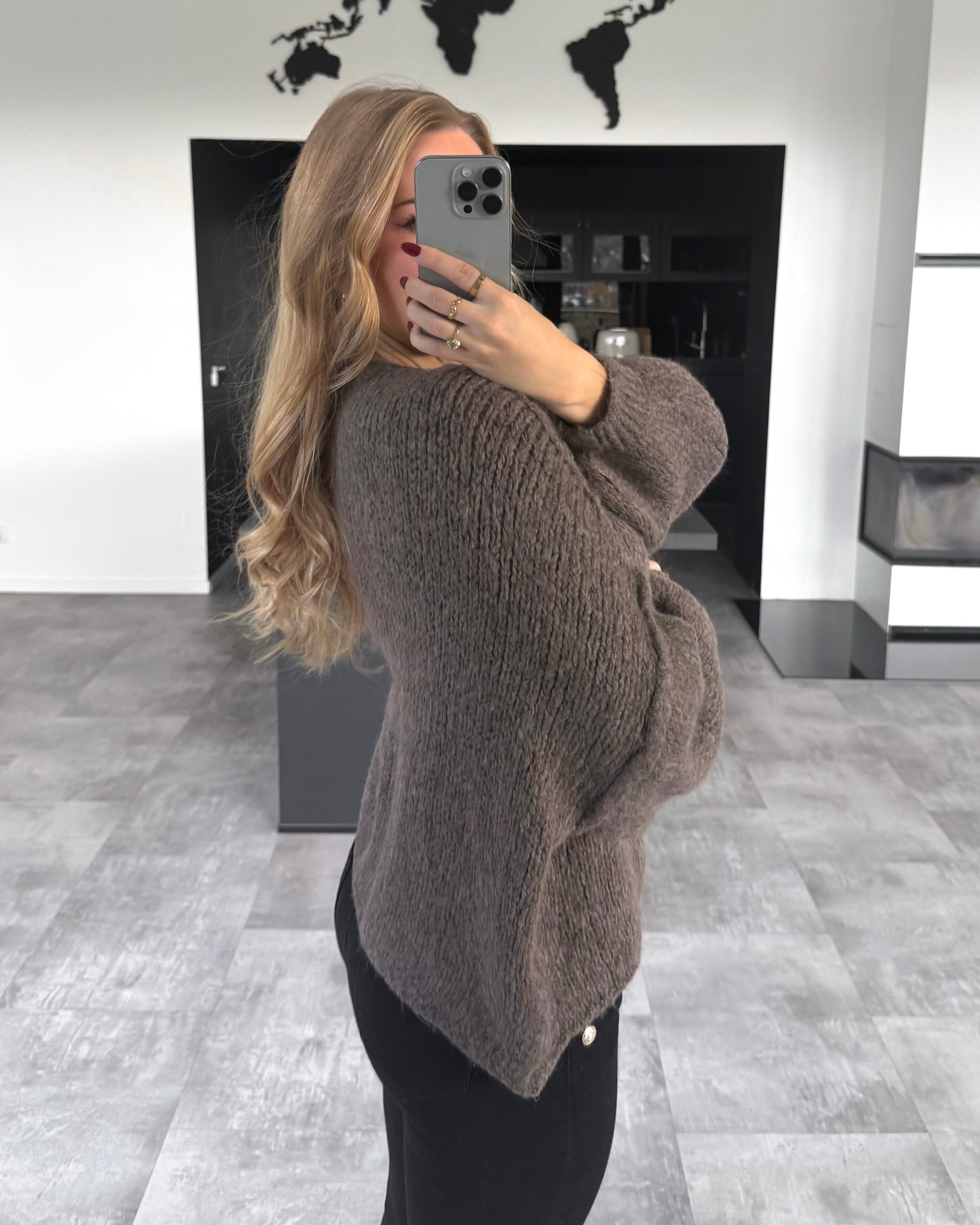 Cardigan "Gigi" Hellbraun