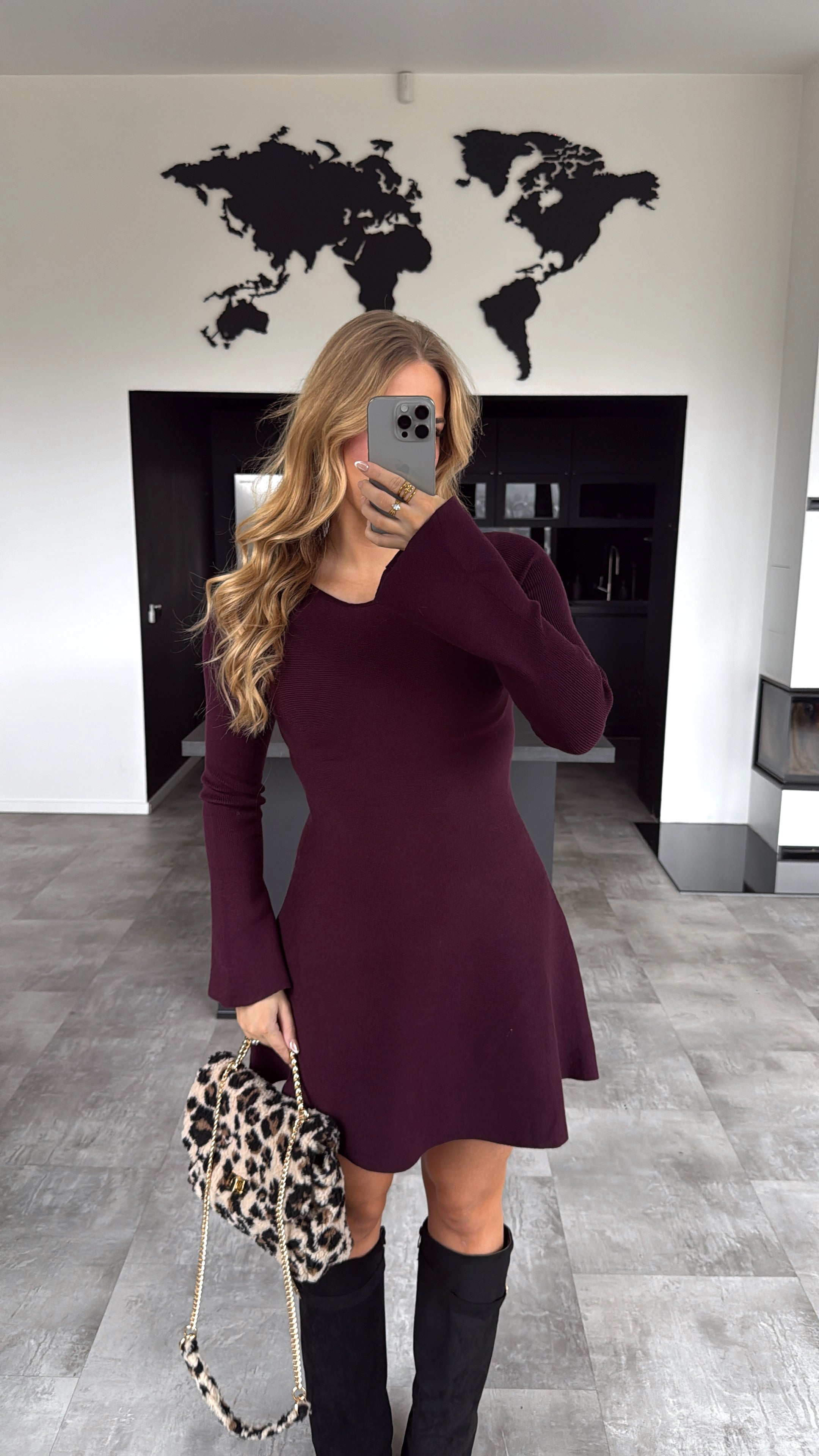Kleid “Rielle” Plum