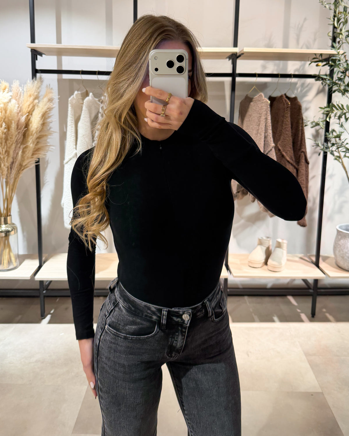 Shaping Body mit Zipper