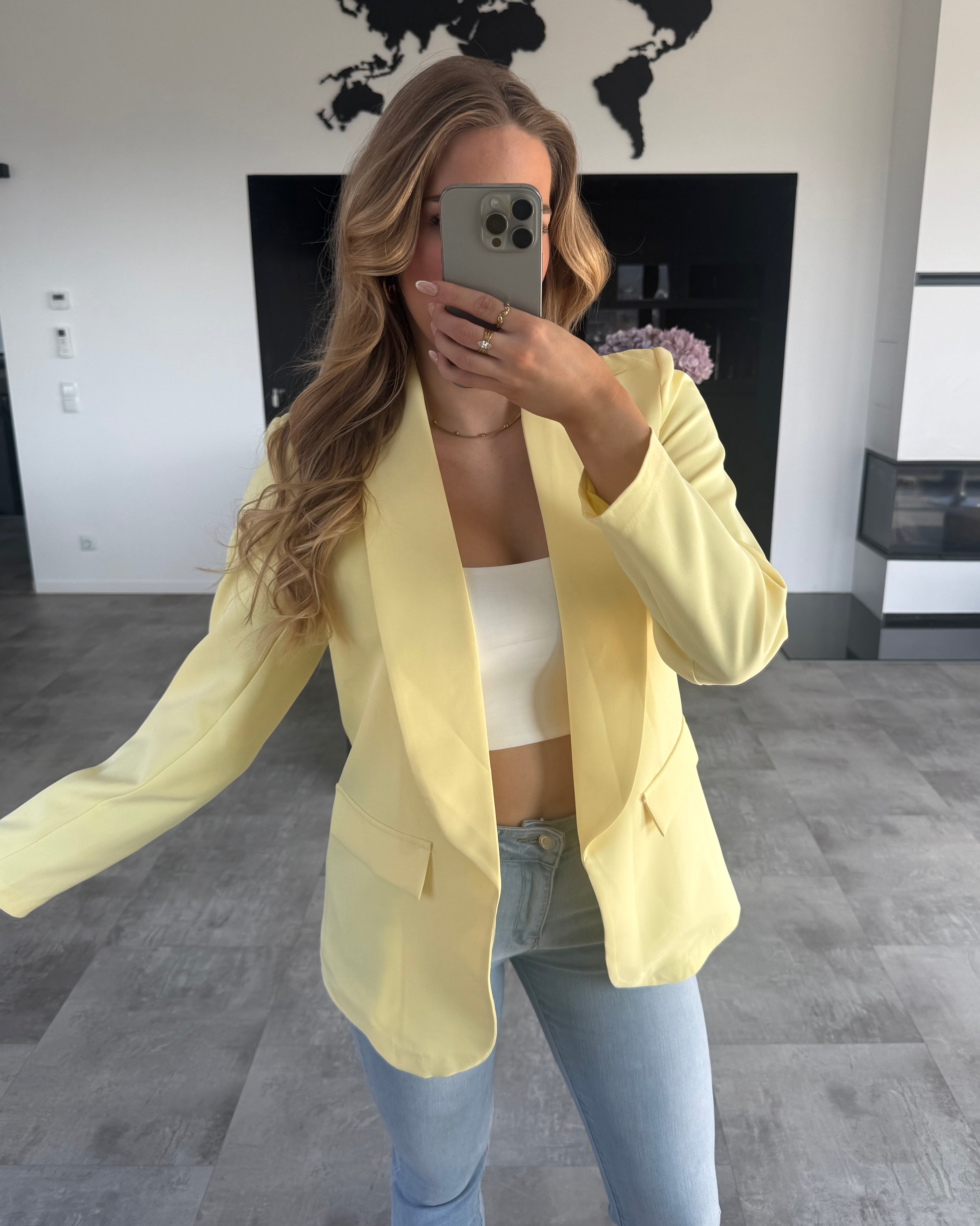 Blazer “Estella” Hellgelb